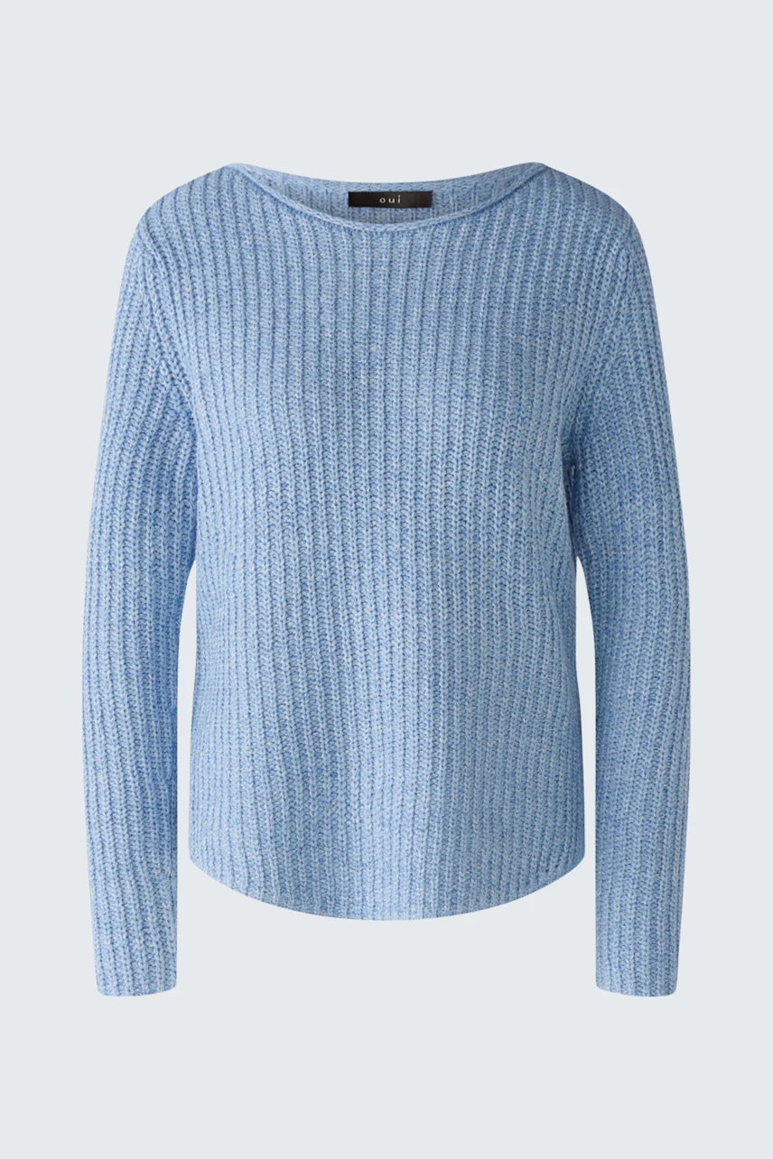 Bild 6 von NAOLIN Pullover - light blue white in light blue white | Oui