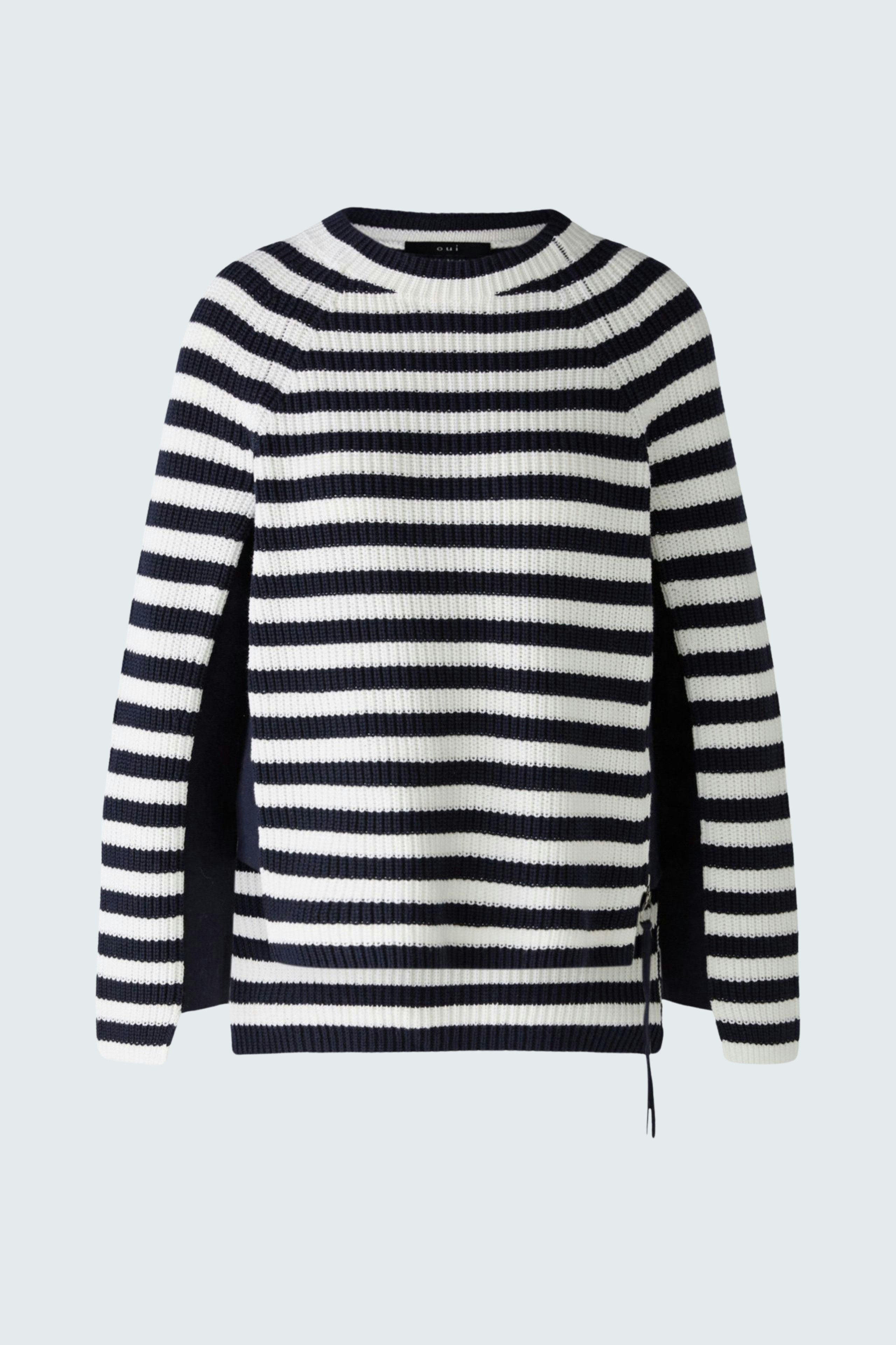 Bild 7 von RUBI  pullover - dark blue white in dark blue white | Oui
