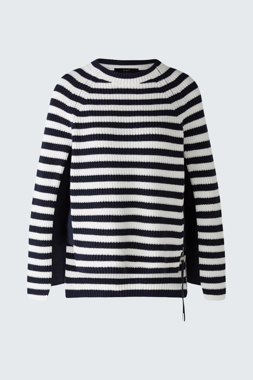 Bild 6 von RUBI  Pullover - dark blue white in dark blue white | Oui