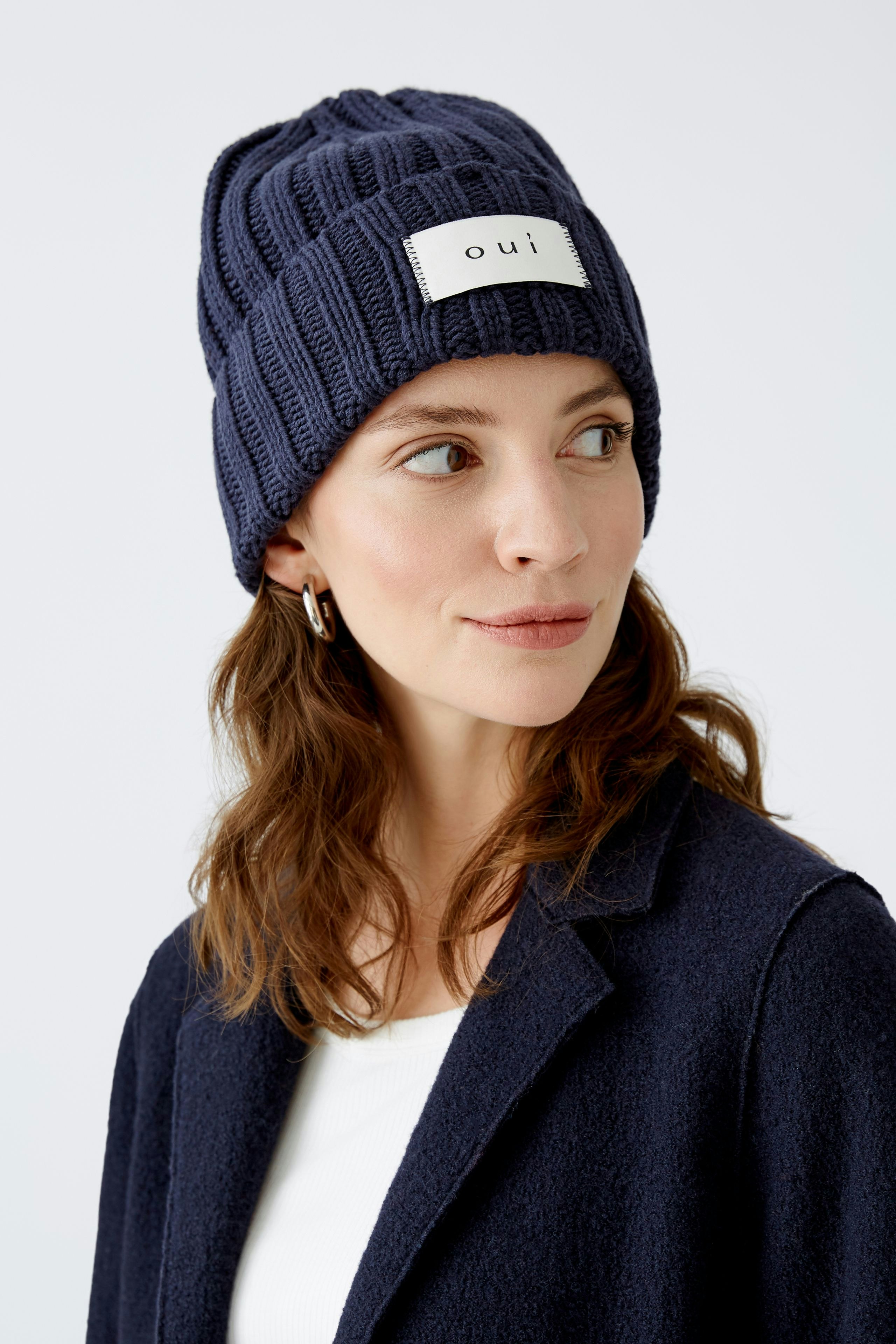 Bild 2 von Mütze - darkblue in darkblue | Oui