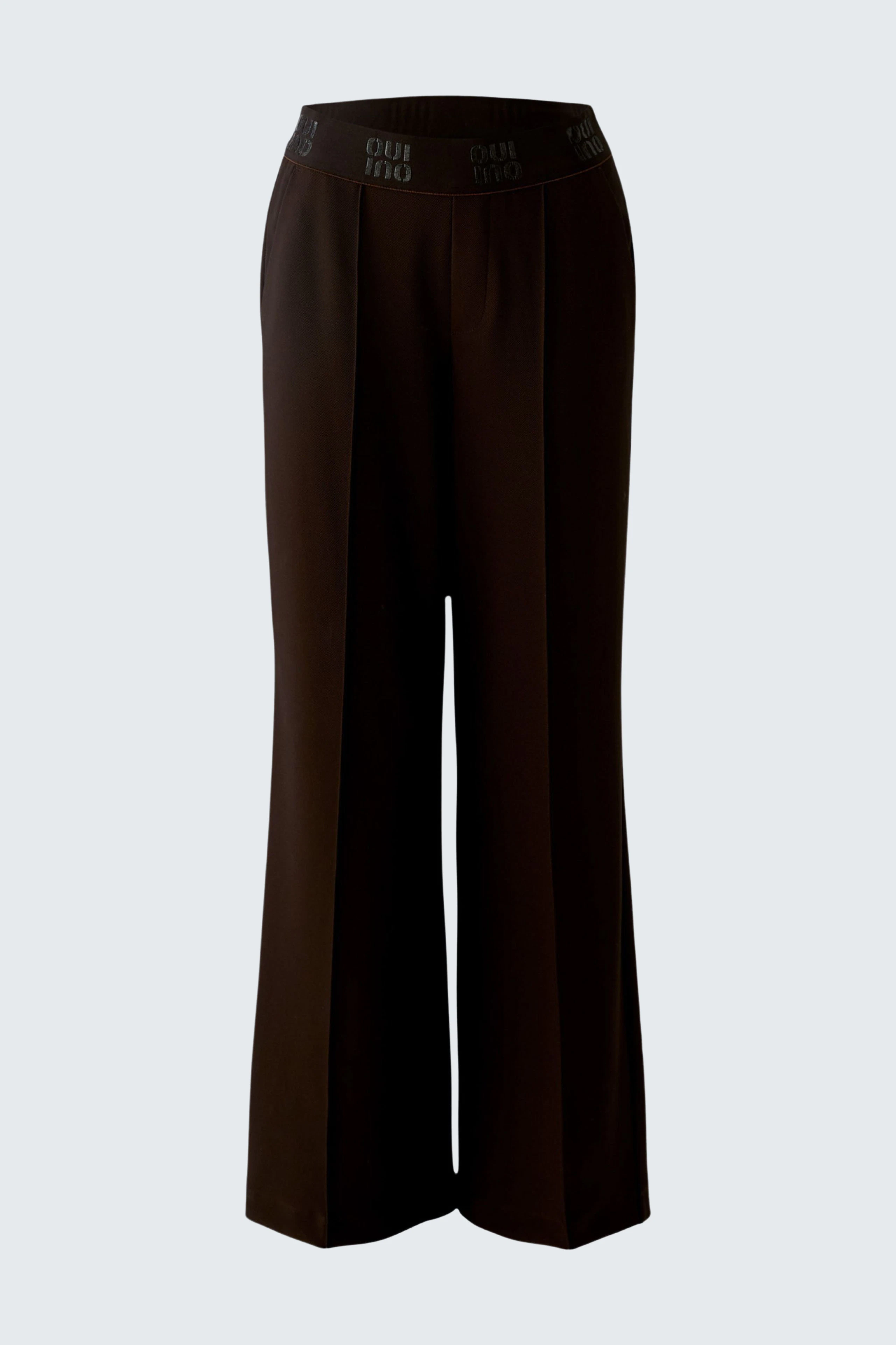 Image 6 of Trousers - ganache in ganache | Oui