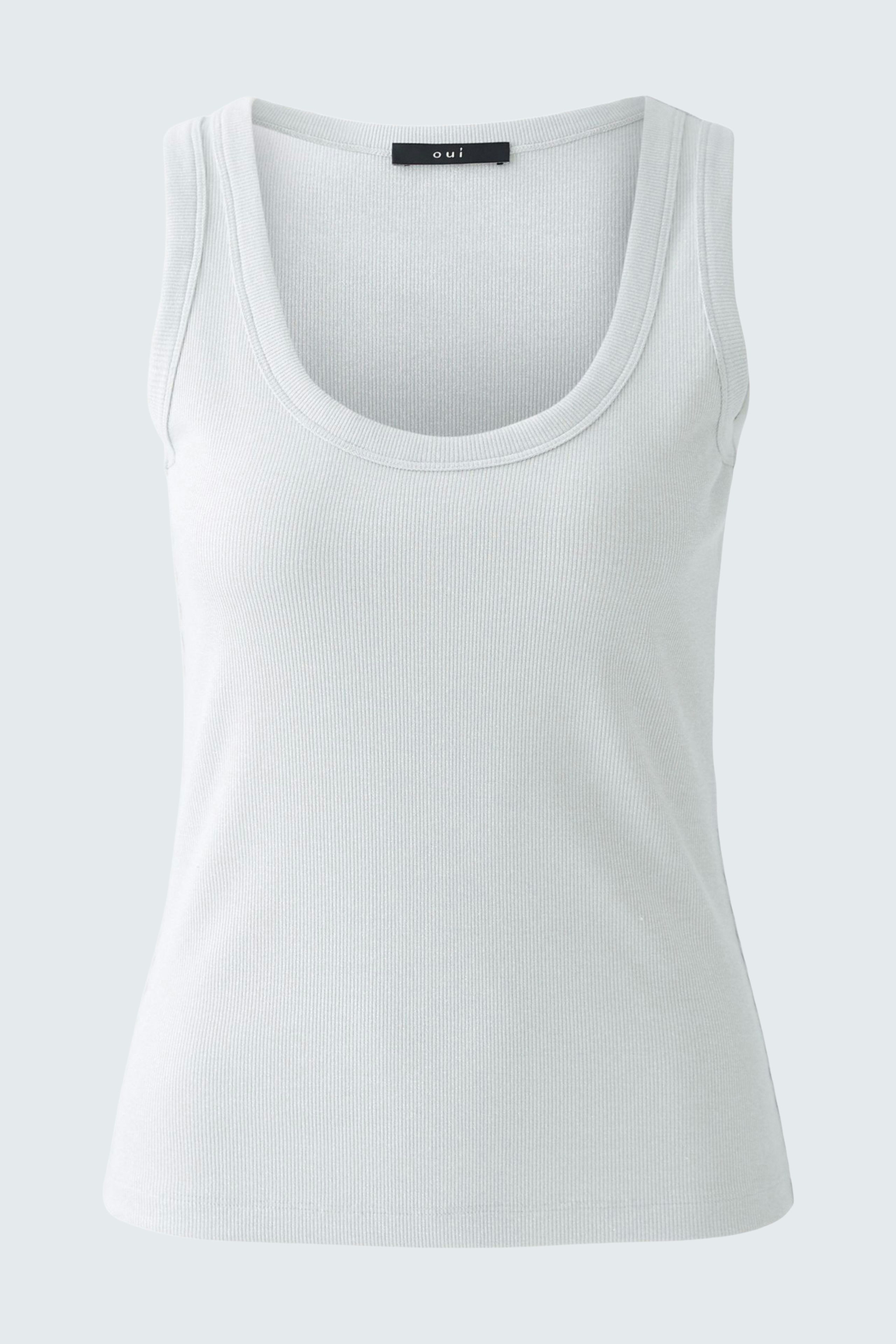 Bild 7 von Tank top - light grey in light grey | Oui