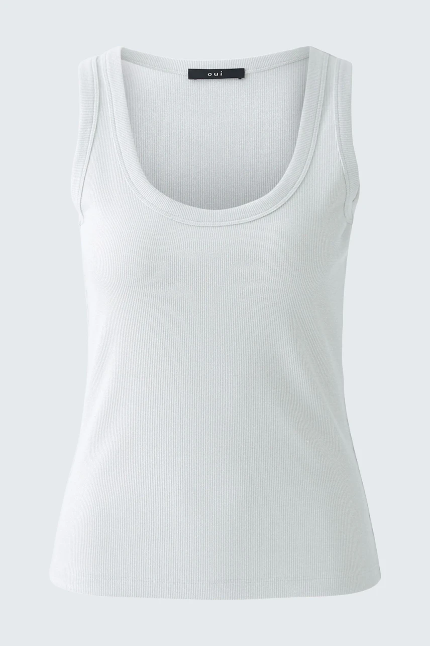 Bild 7 von Tank Top - light grey in light grey | Oui