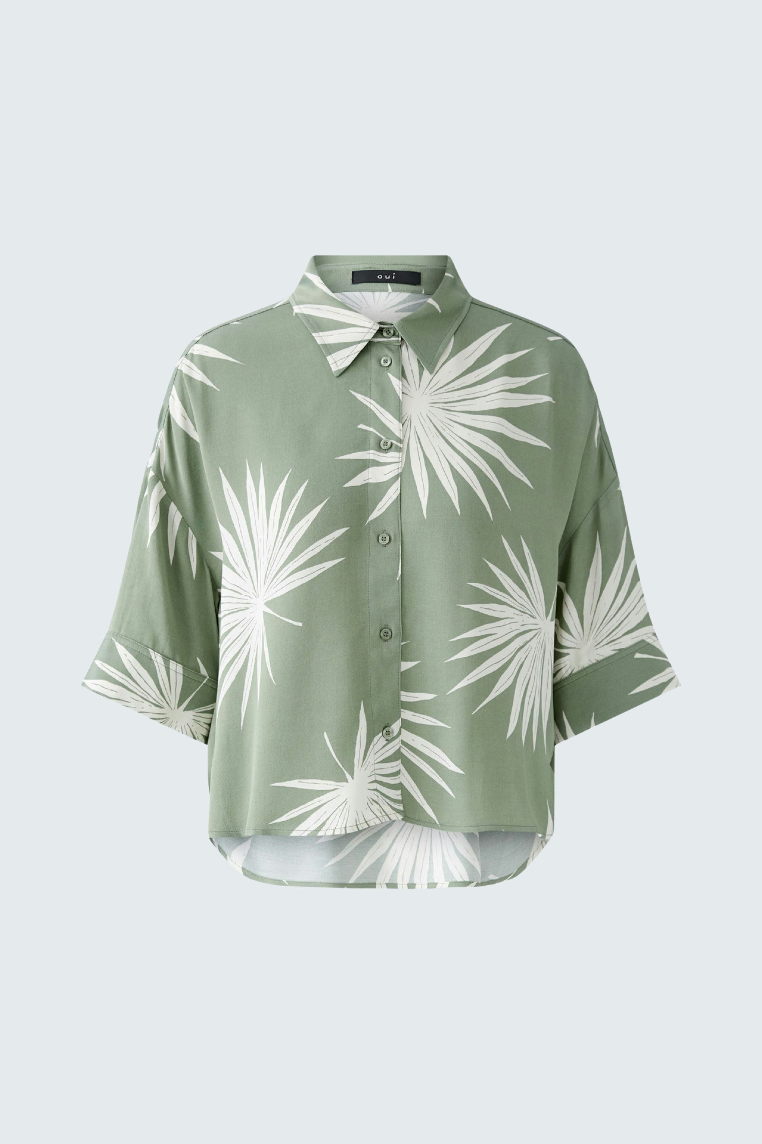 Bild 8 von Blouse - green white in green white | Oui