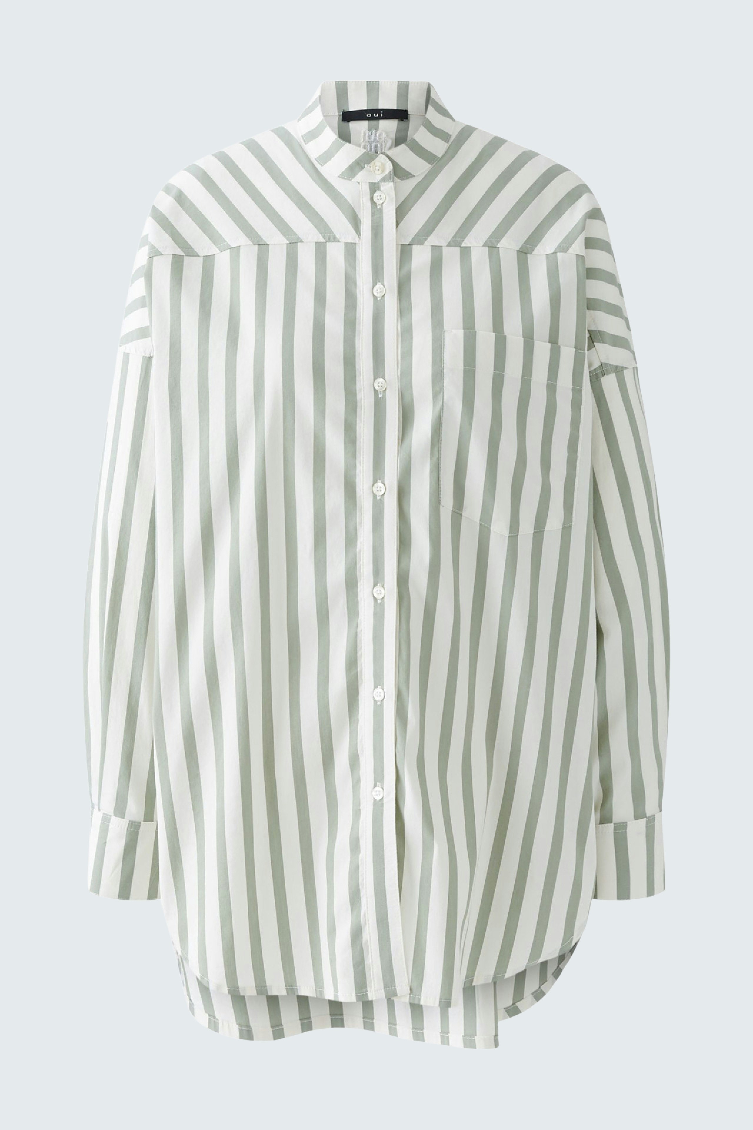 Bild 8 von Longbluse - green white in green white | Oui