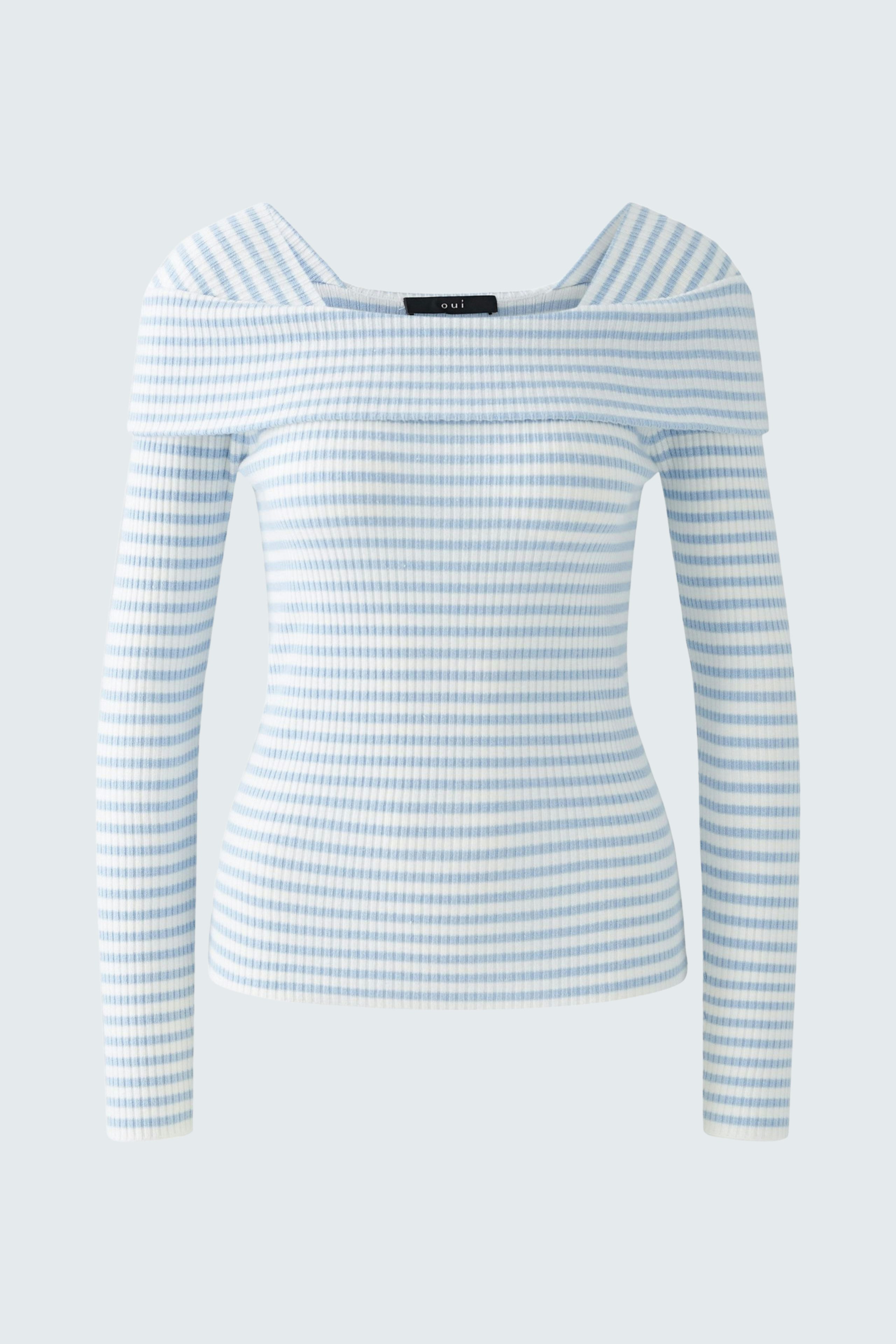 Bild 5 von Pullover - light blue white in light blue white | Oui