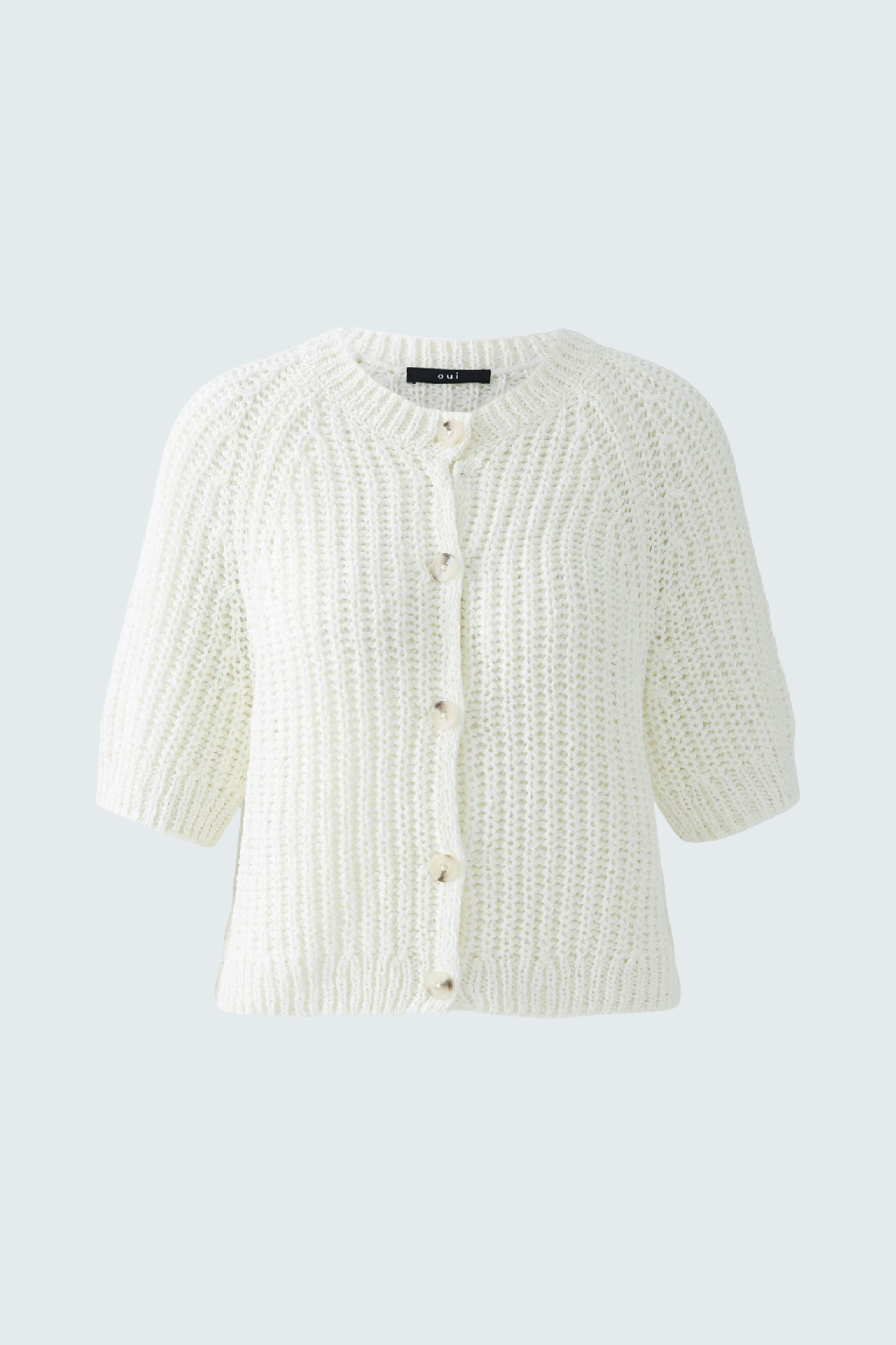 Bild 6 von Knit jacket - cloud dancer in cloud dancer | Oui