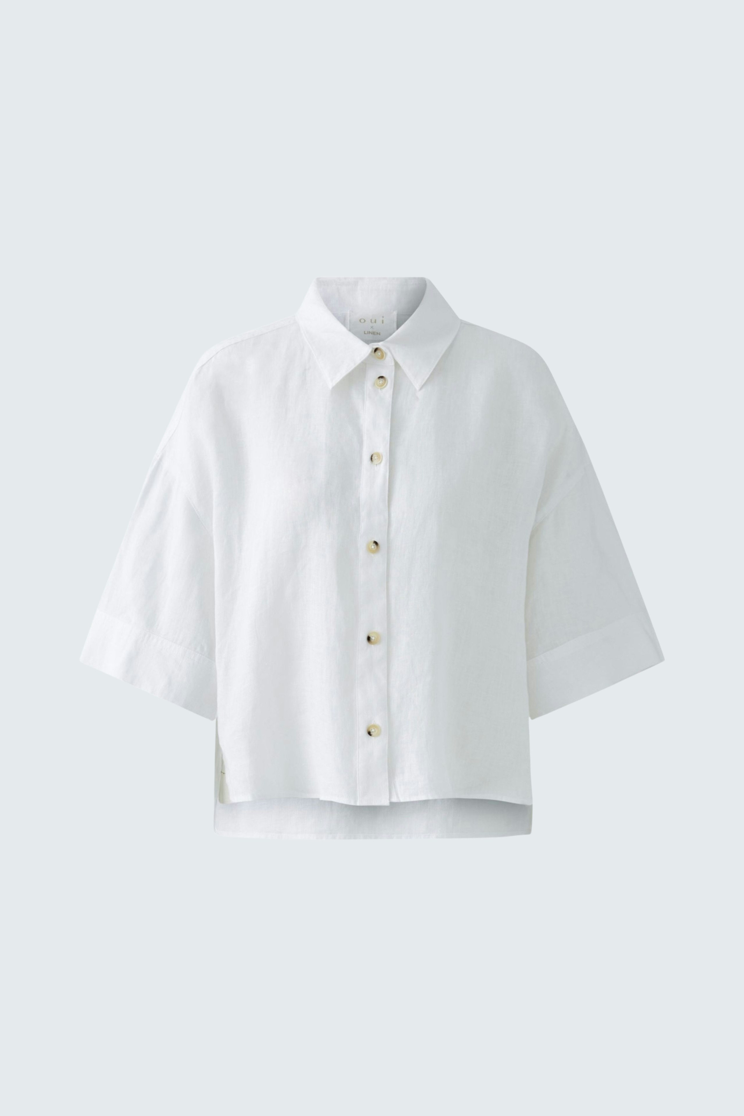 Bild 8 von Bluse - optic white in optic white | Oui