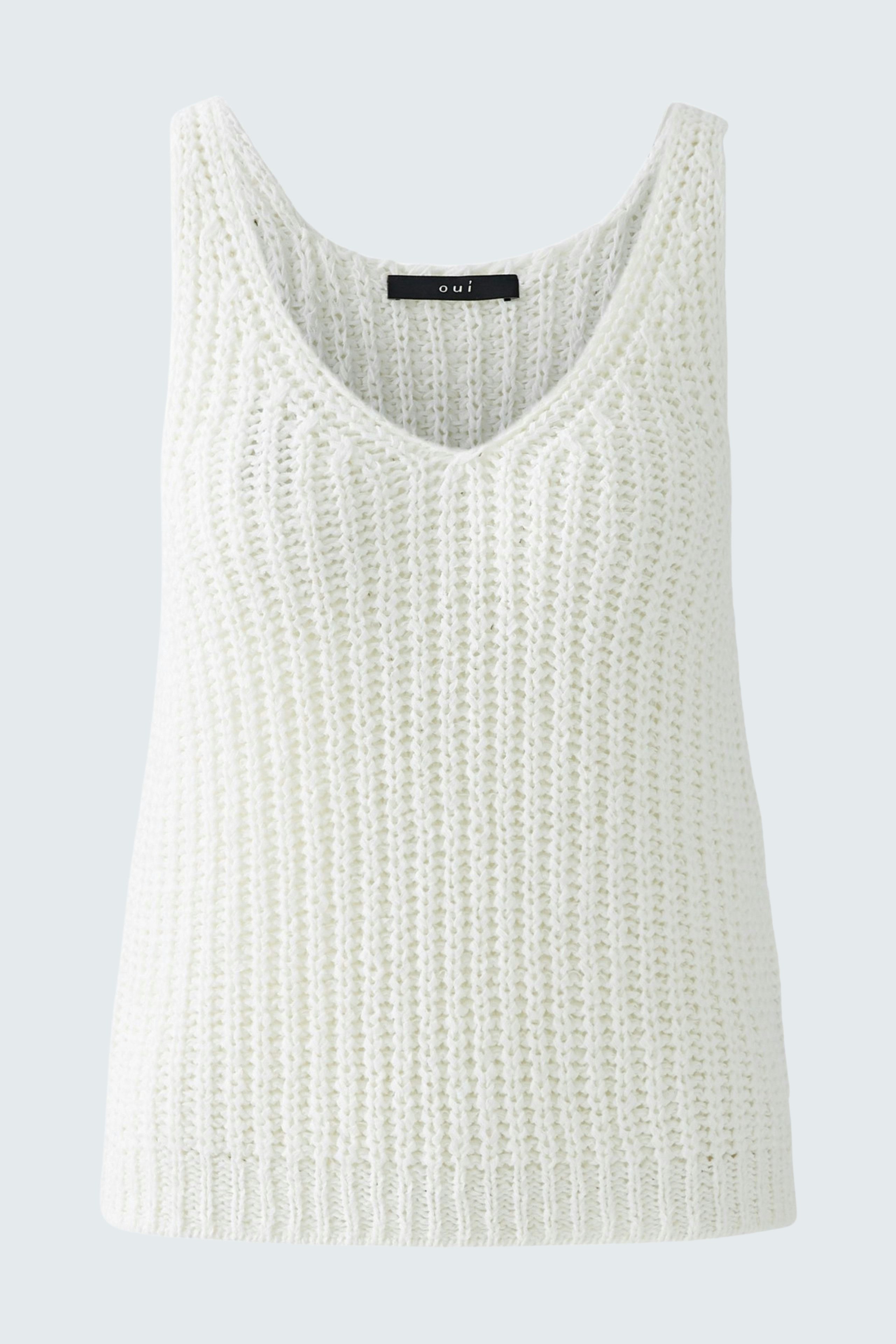 Bild 6 von Knitted top - cloud dancer in cloud dancer | Oui