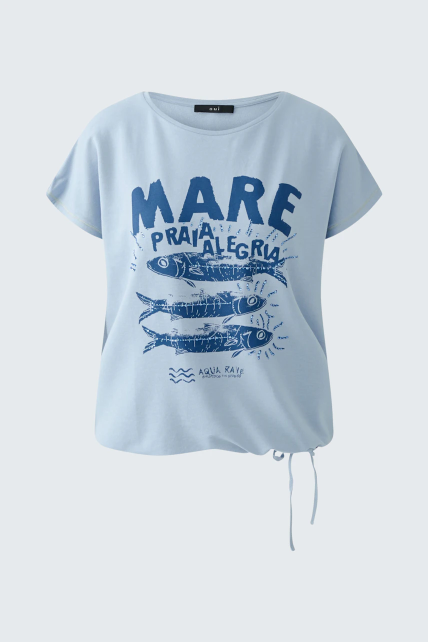 Bild 6 von T-Shirt - powder blue in powder blue | Oui