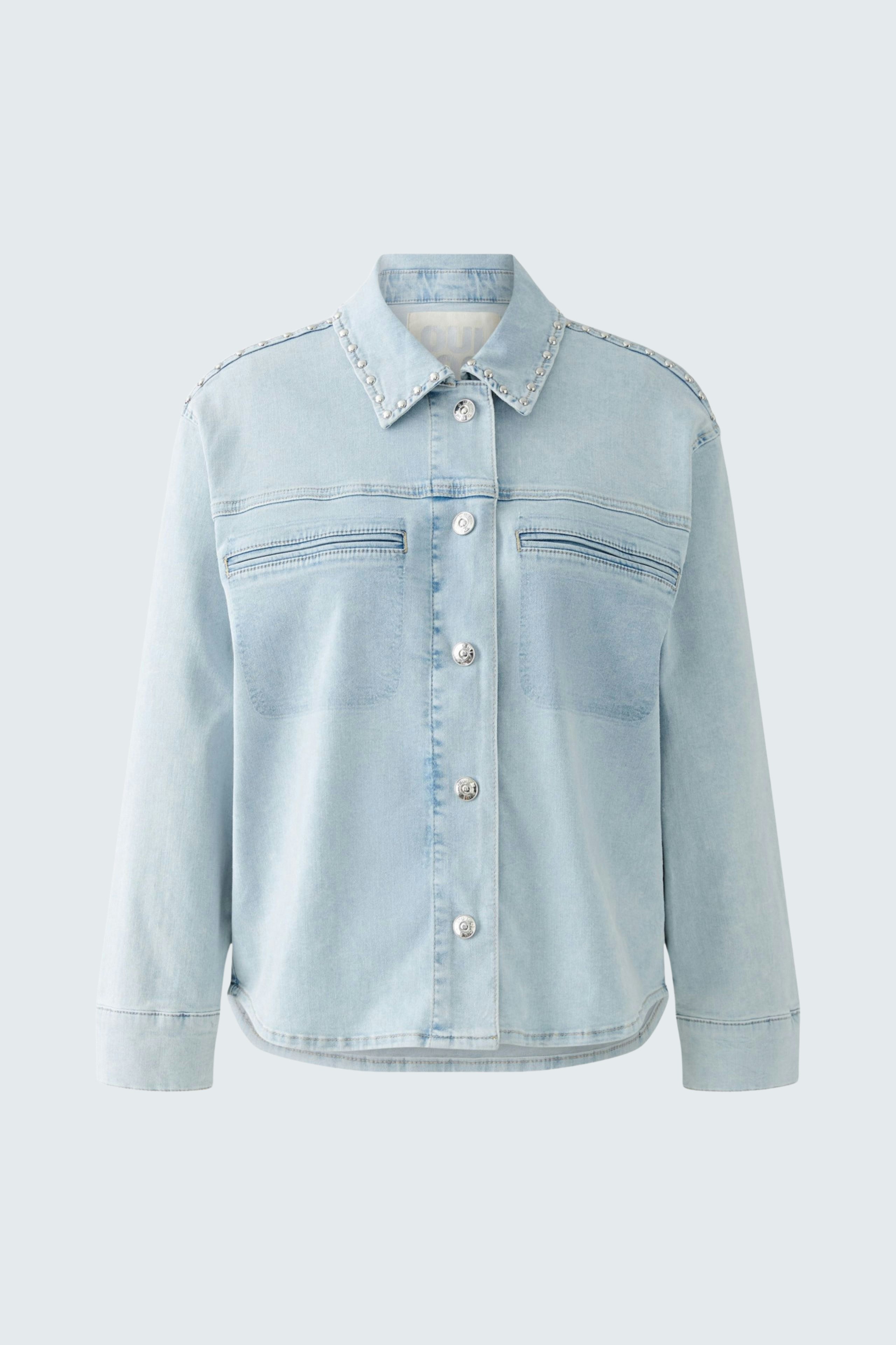 Bild 7 von Denim jacket - light blue denim in light blue denim | Oui