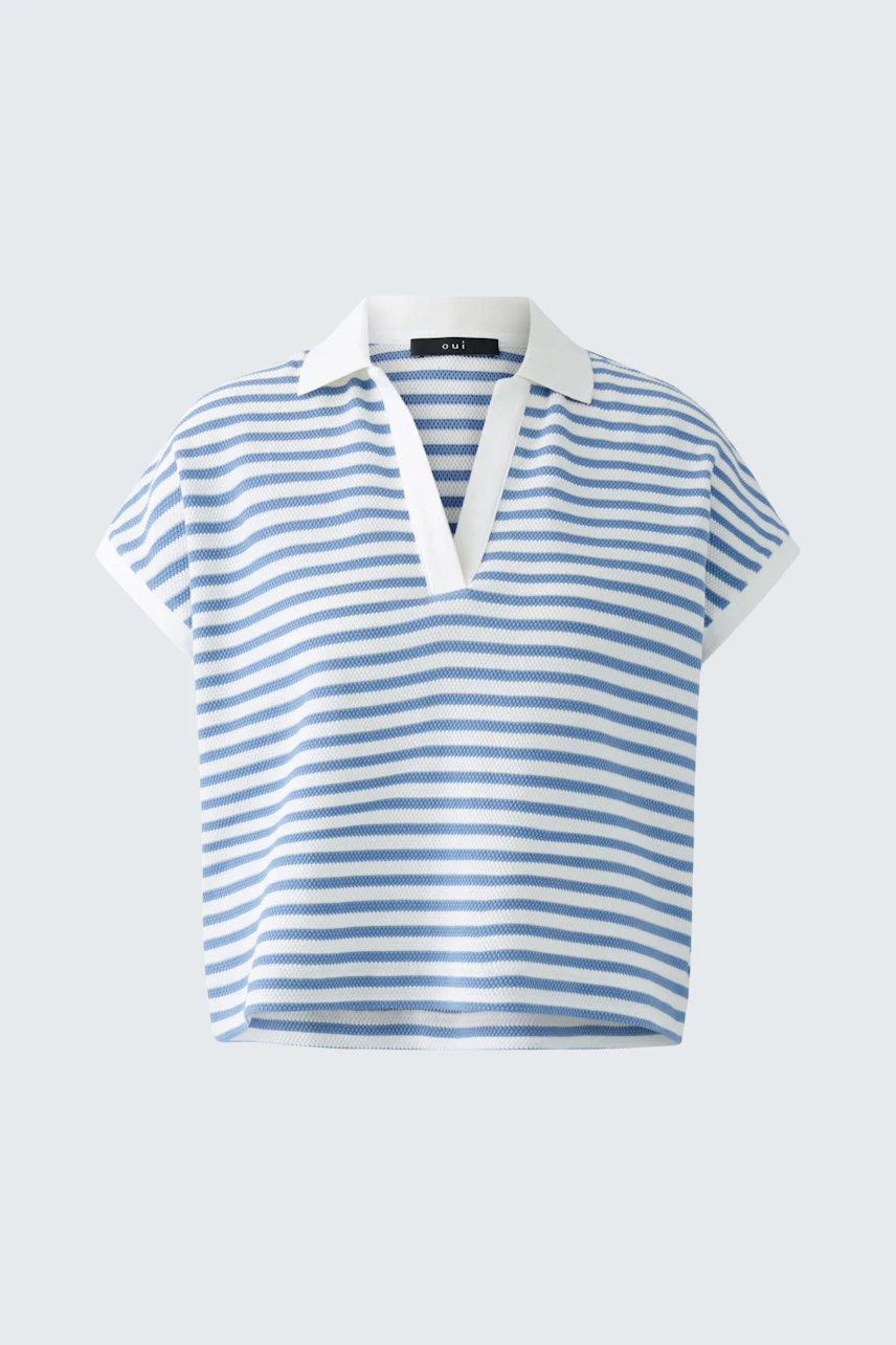 Bild 6 von Poloshirt - light blue white in light blue white | Oui