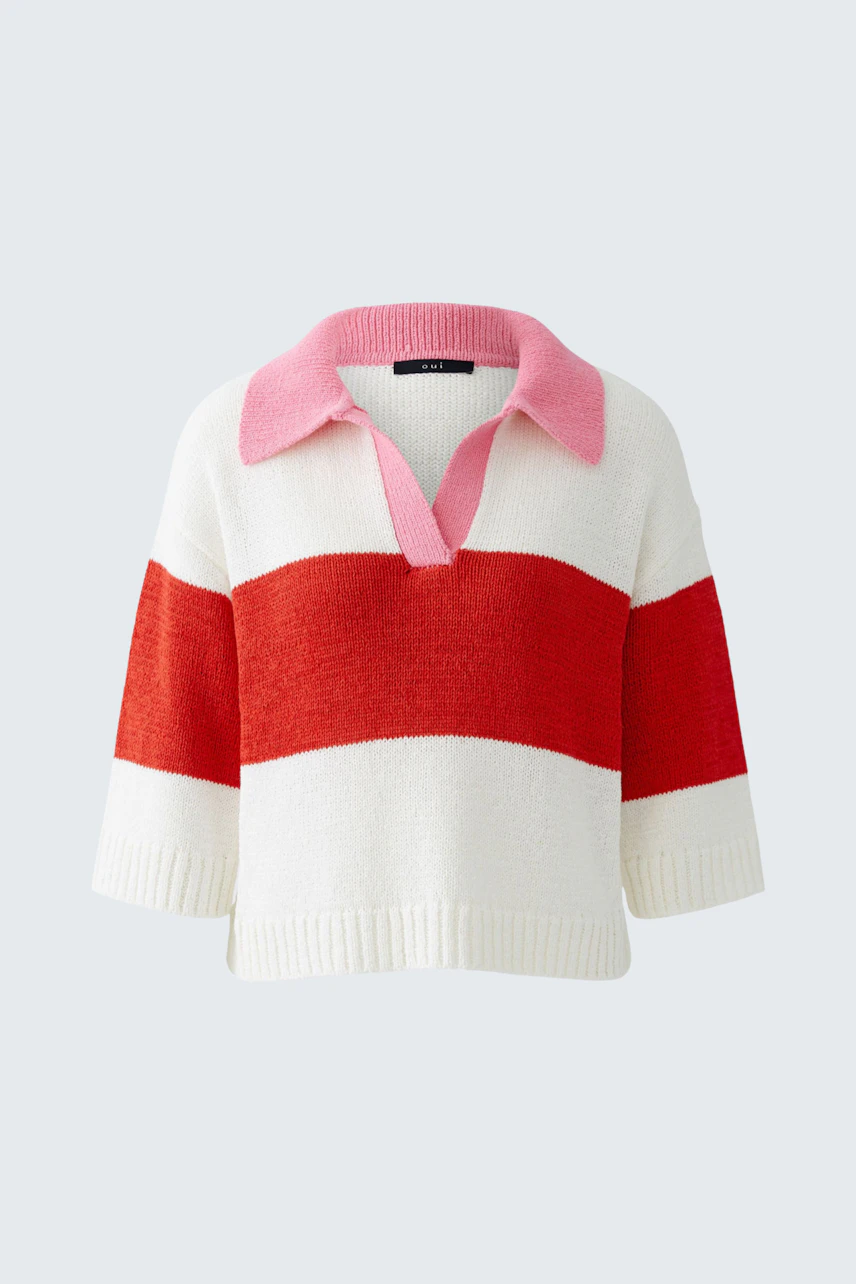 Bild 8 von pullover - white red in white red | Oui