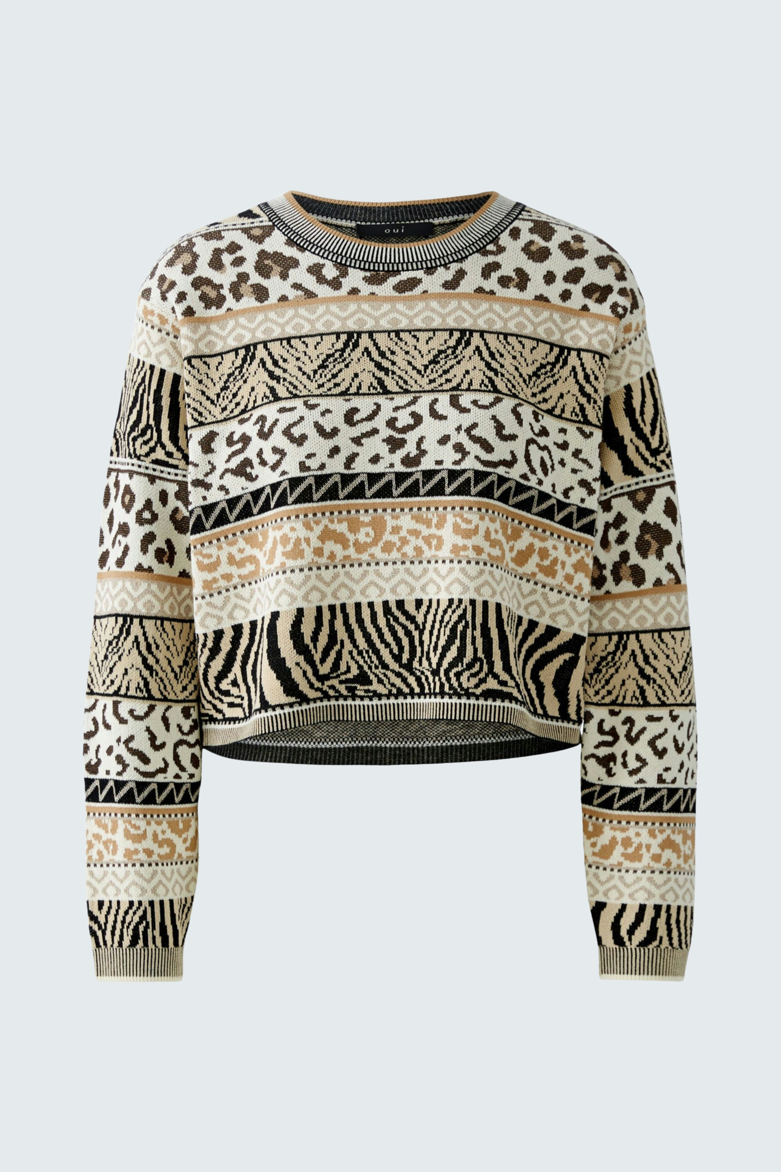 Bild 7 von Pullover - offwhite black in offwhite black | Oui