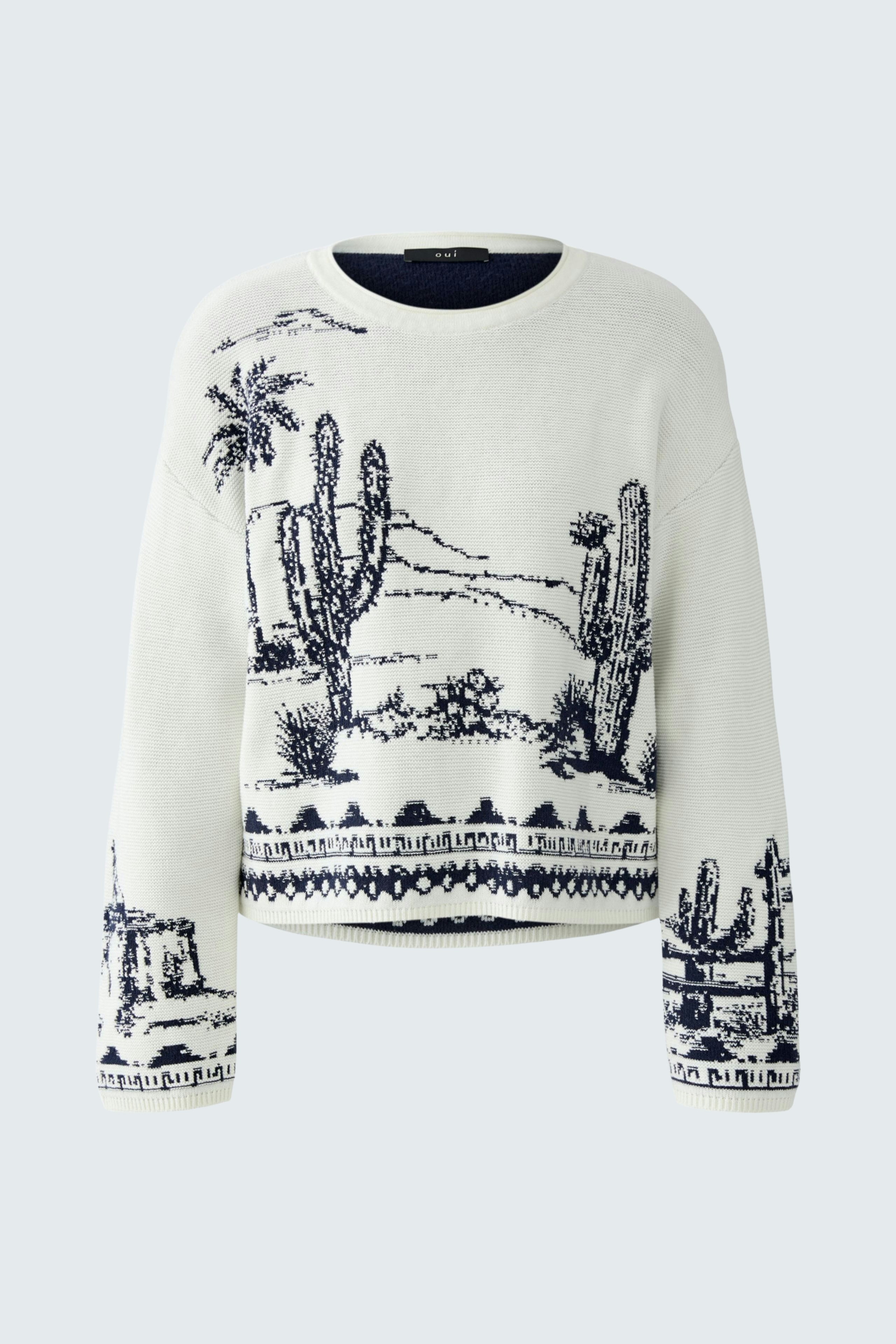 Bild 6 von Pullover - white blue in white blue | Oui