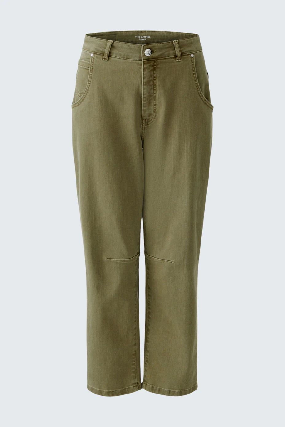 Trousers THE BARREL - burnt olive