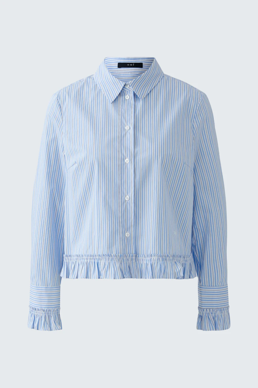 Bild 7 von Blouse - light blue white in light blue white | Oui
