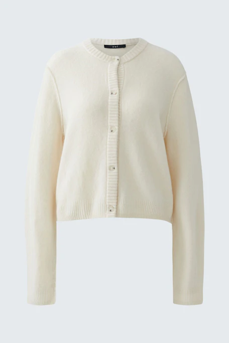 ILAYA Knitted cardigan - offwhite
