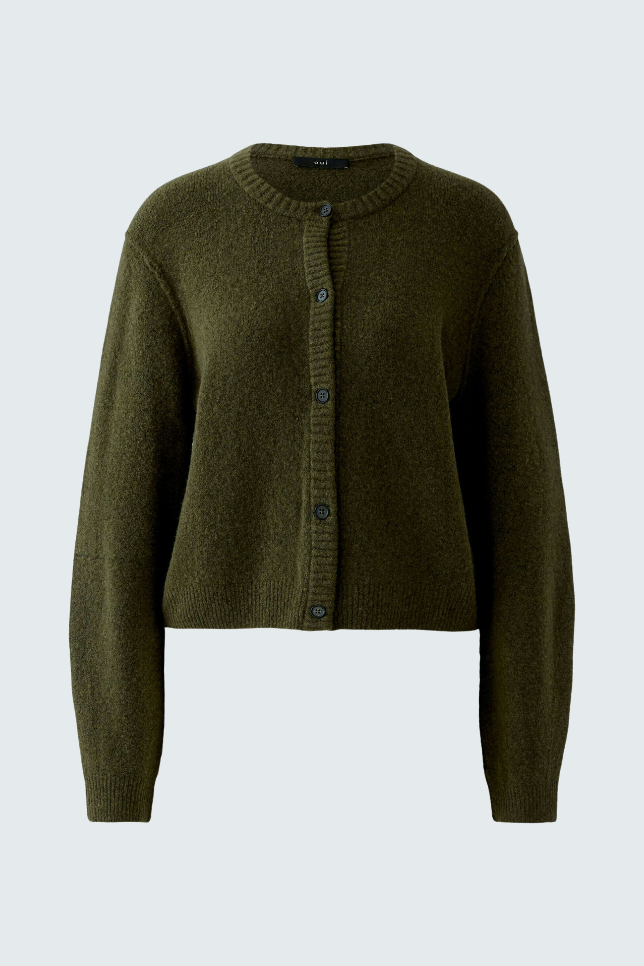 Bild 6 von ILAYA Strickjacke - khaki in khaki | Oui