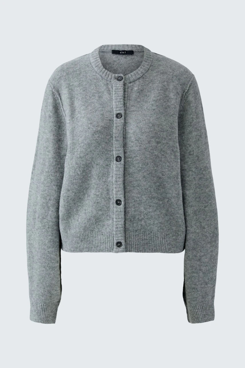 Bild 6 von ILAYA Knit jacket - graphite in graphite | Oui