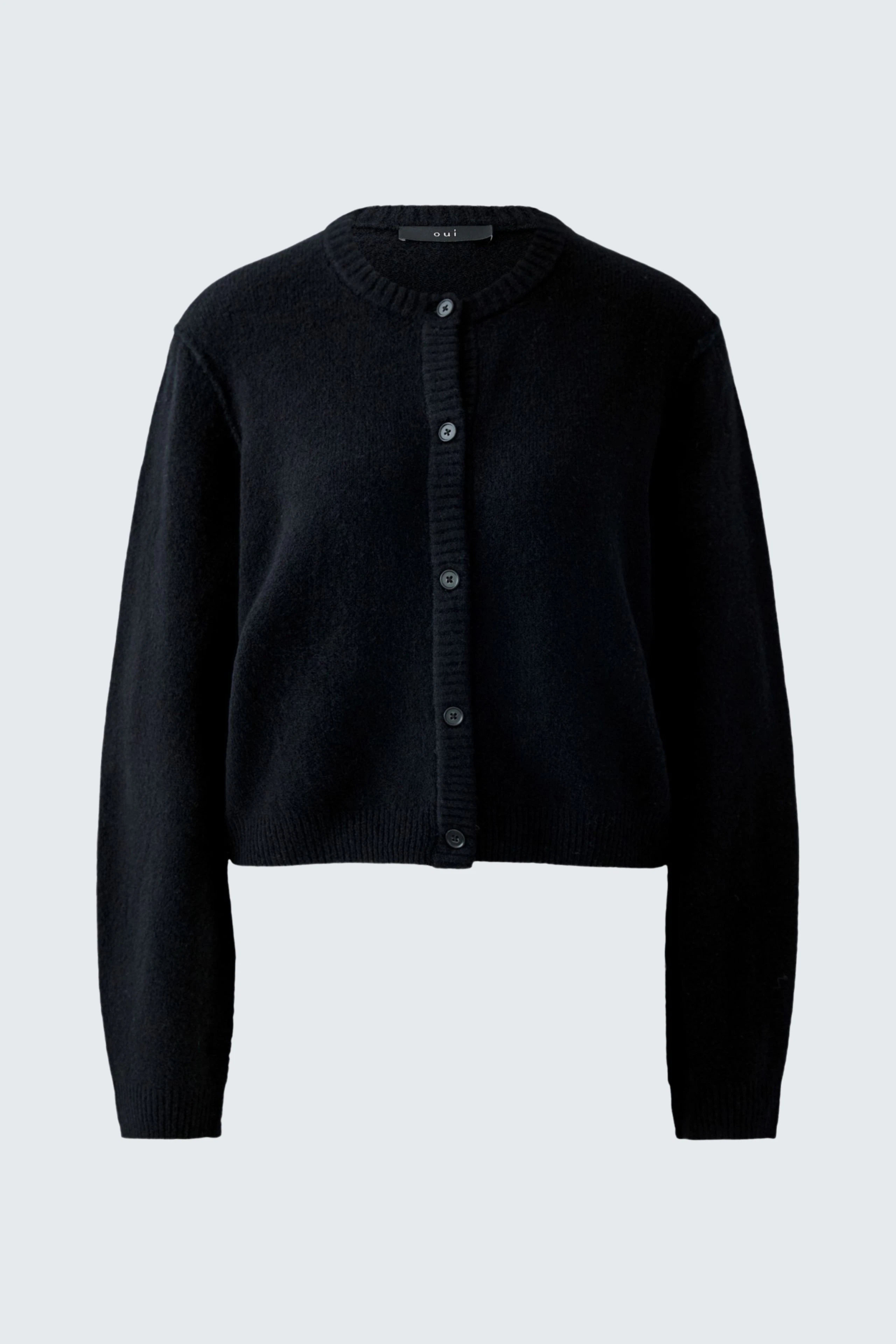 ILAYA Strickjacke - black