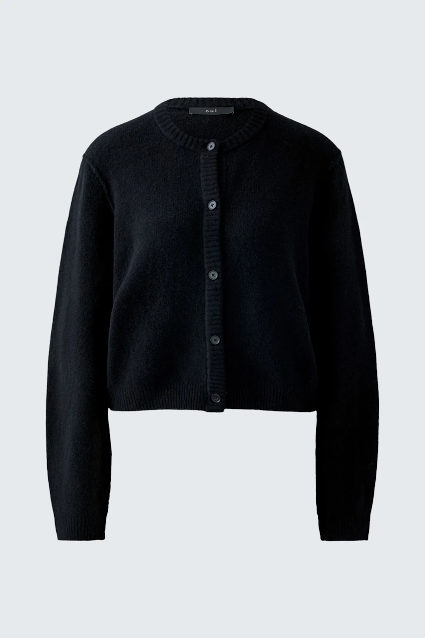 Bild 7 von ILAYA Strickjacke - black in black | Oui