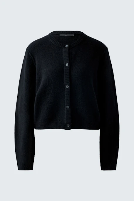 ILAYA Knitted cardigan - black