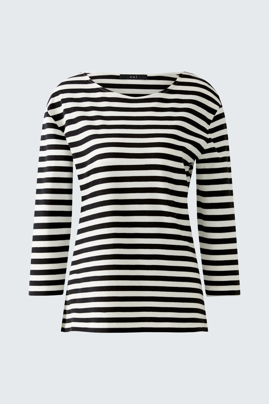SOLEILA T-Shirt - black offwhite