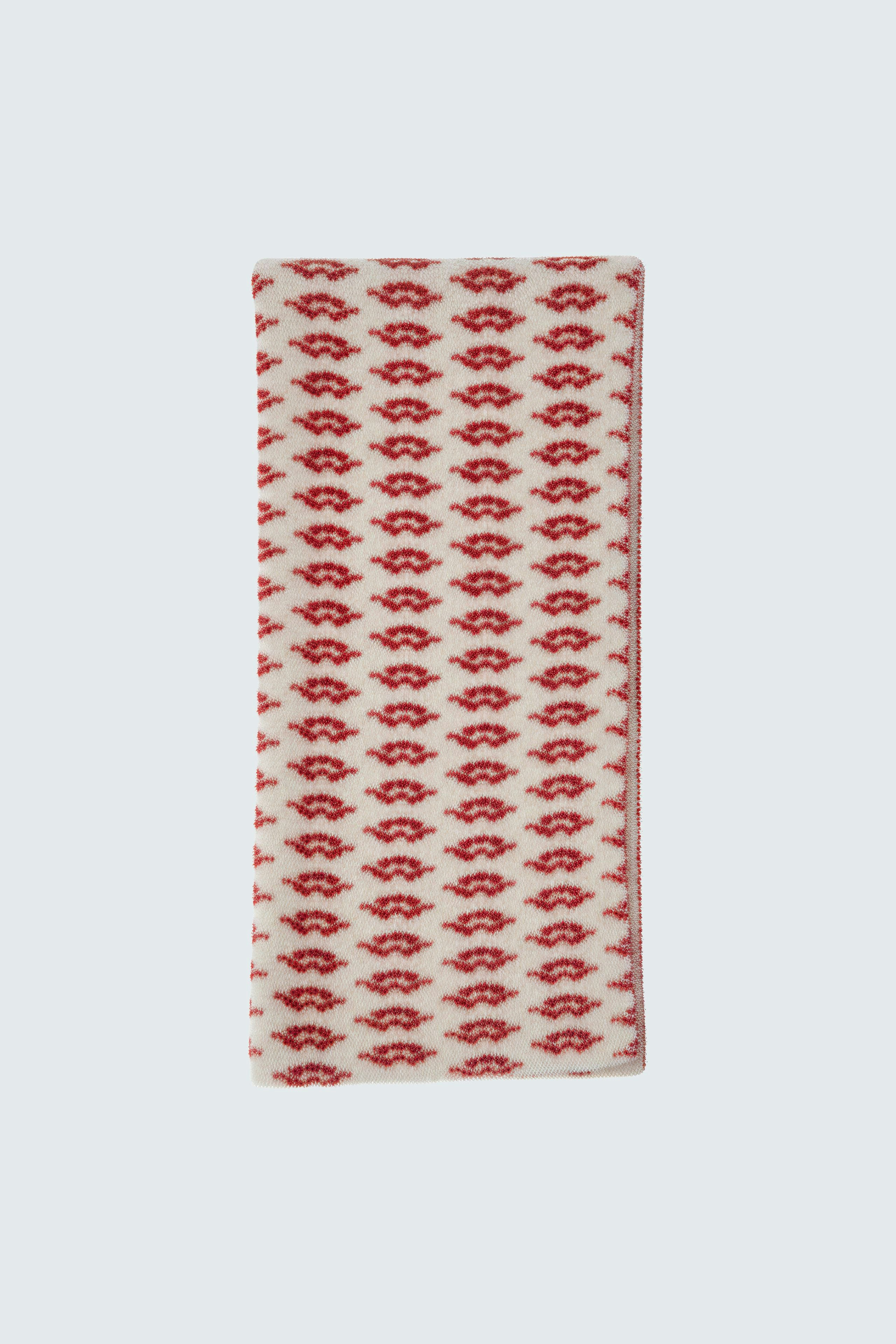 Bild 1 von Scarf - white red in white red | Oui