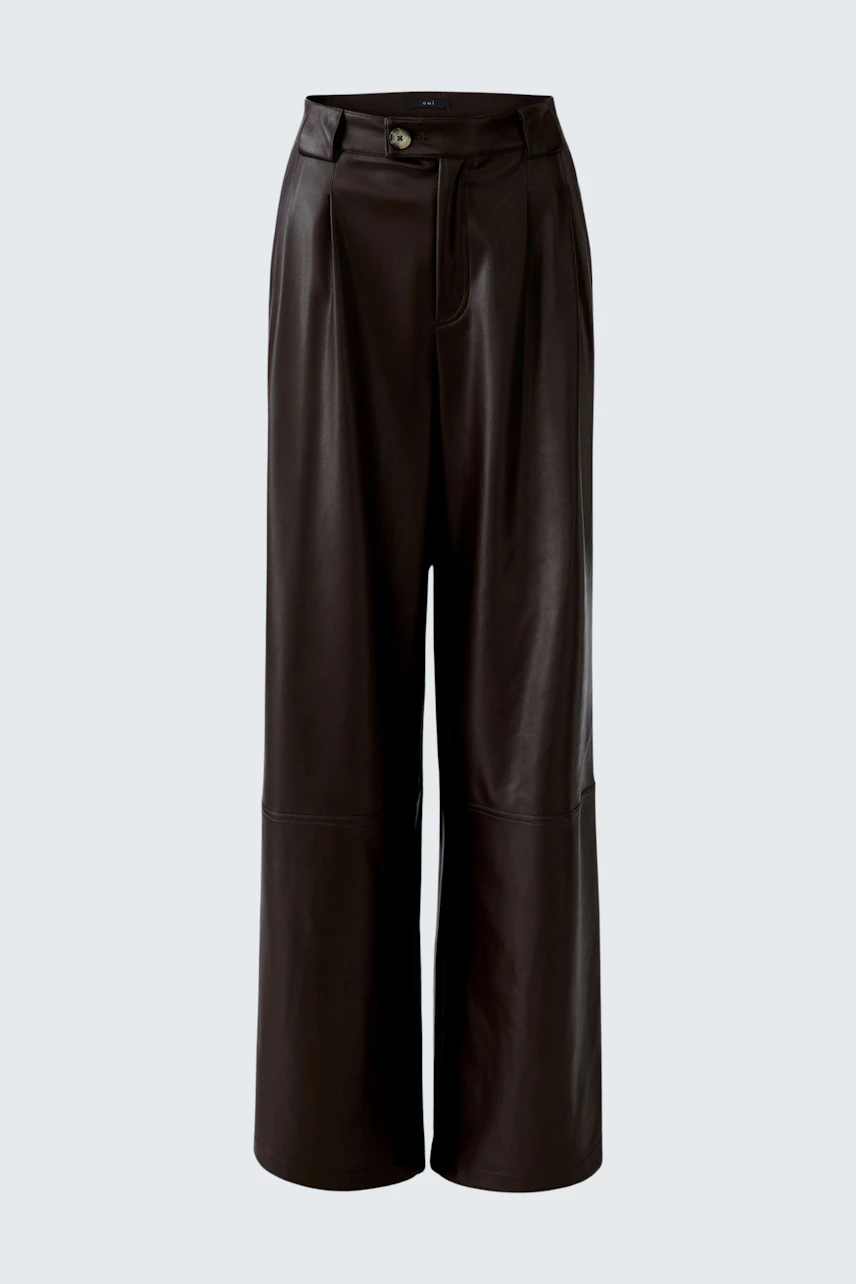 Bild 6 von Bundfaltenhose - dark brown in dark brown | Oui