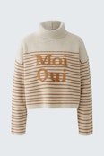 Pullover - offwhite camel