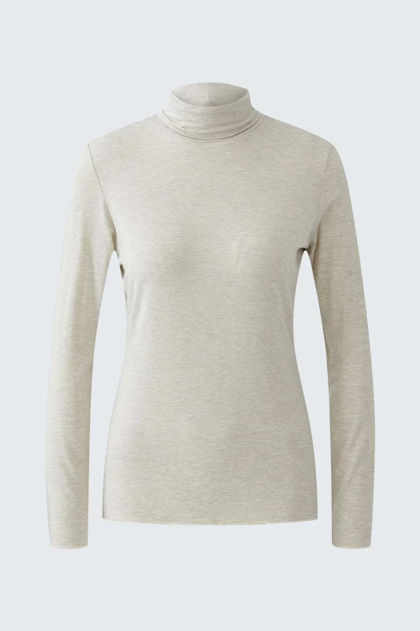 Bild 5 von Long-sleeved shirt - light beige mel in light beige mel | Oui