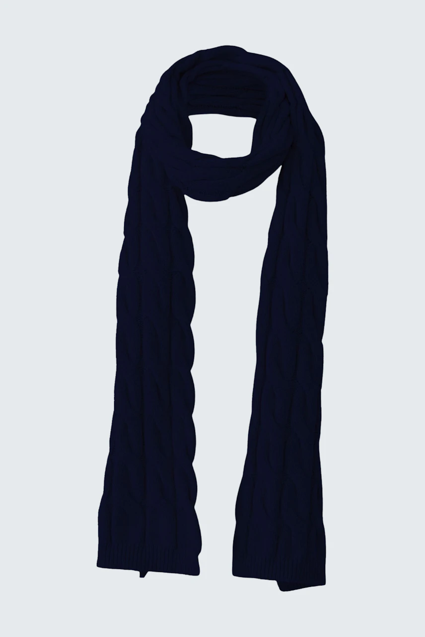 Bild 4 von Scarf - darkblue in darkblue | Oui
