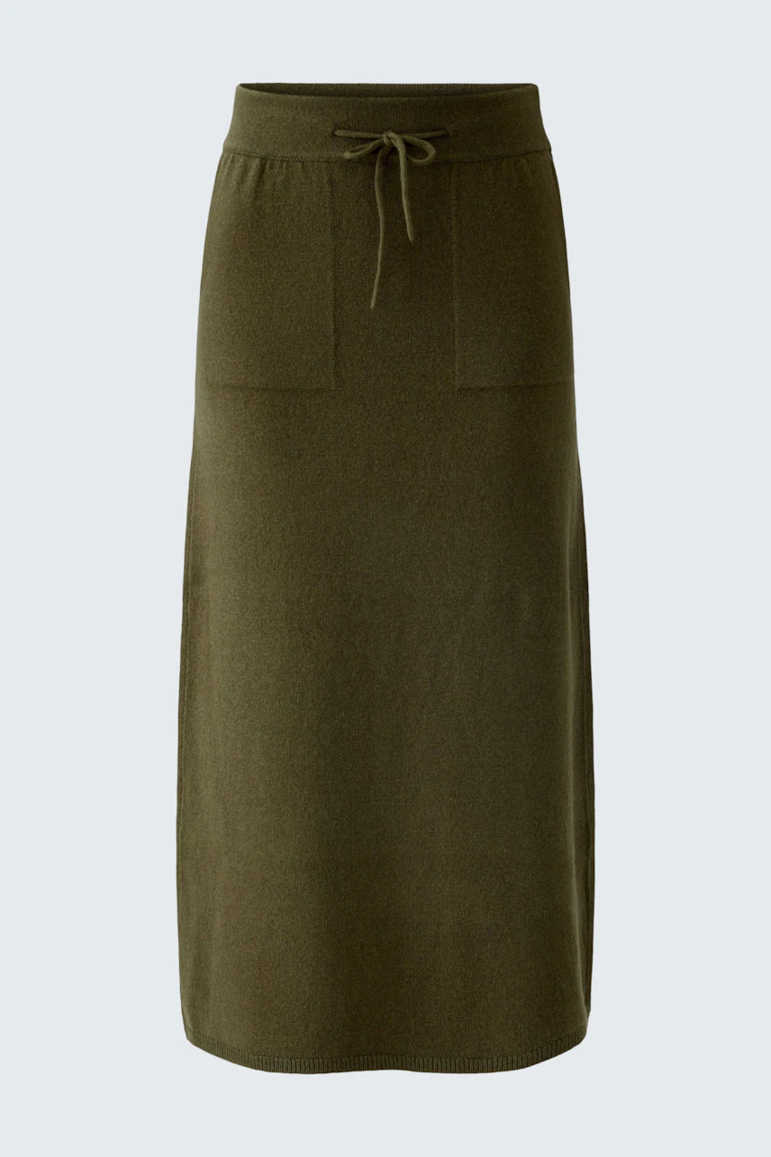 Bild 6 von Knitted skirt - khaki in khaki | Oui