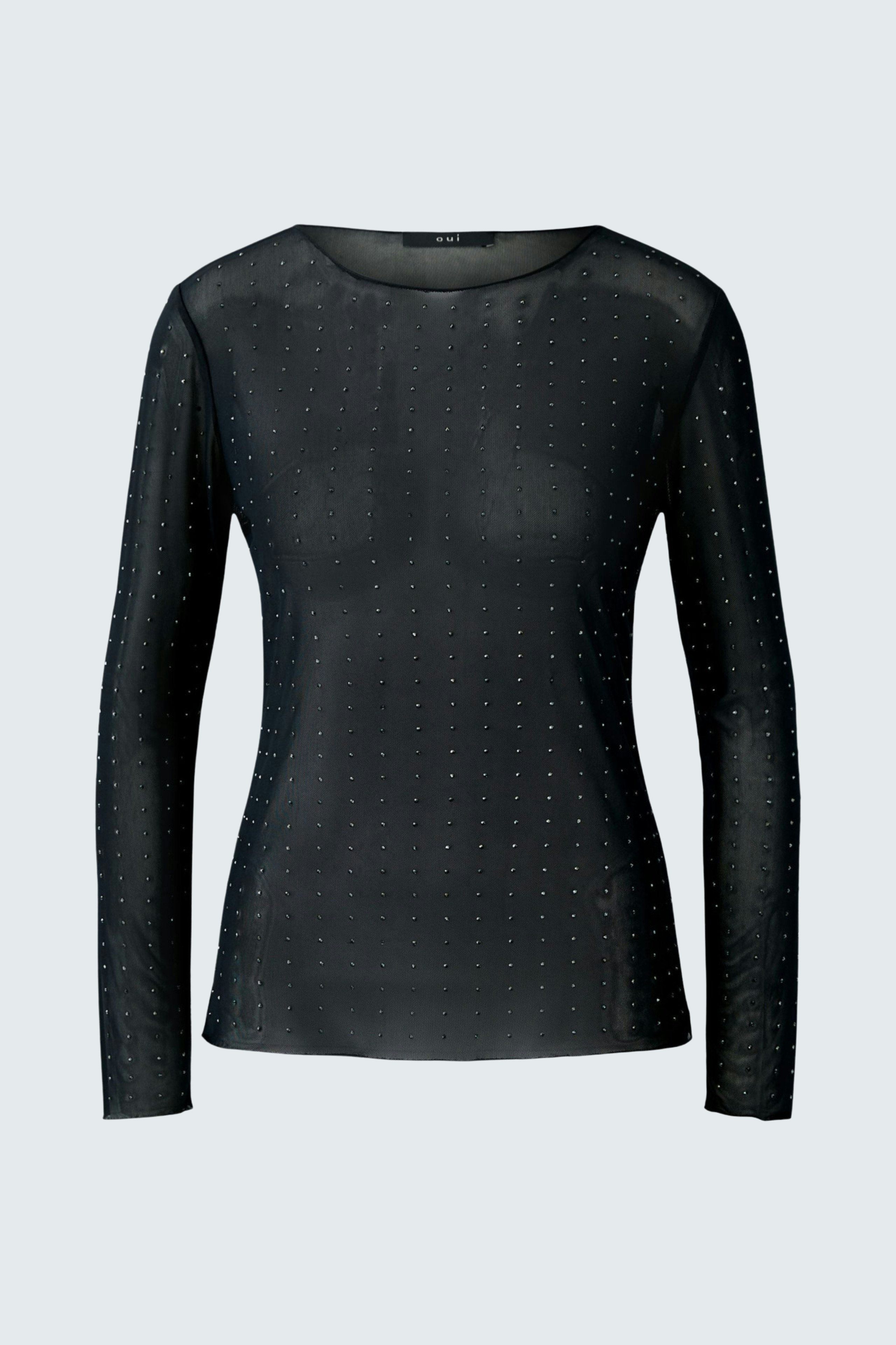 Bild 7 von Long-sleeve shirt - black in black | Oui