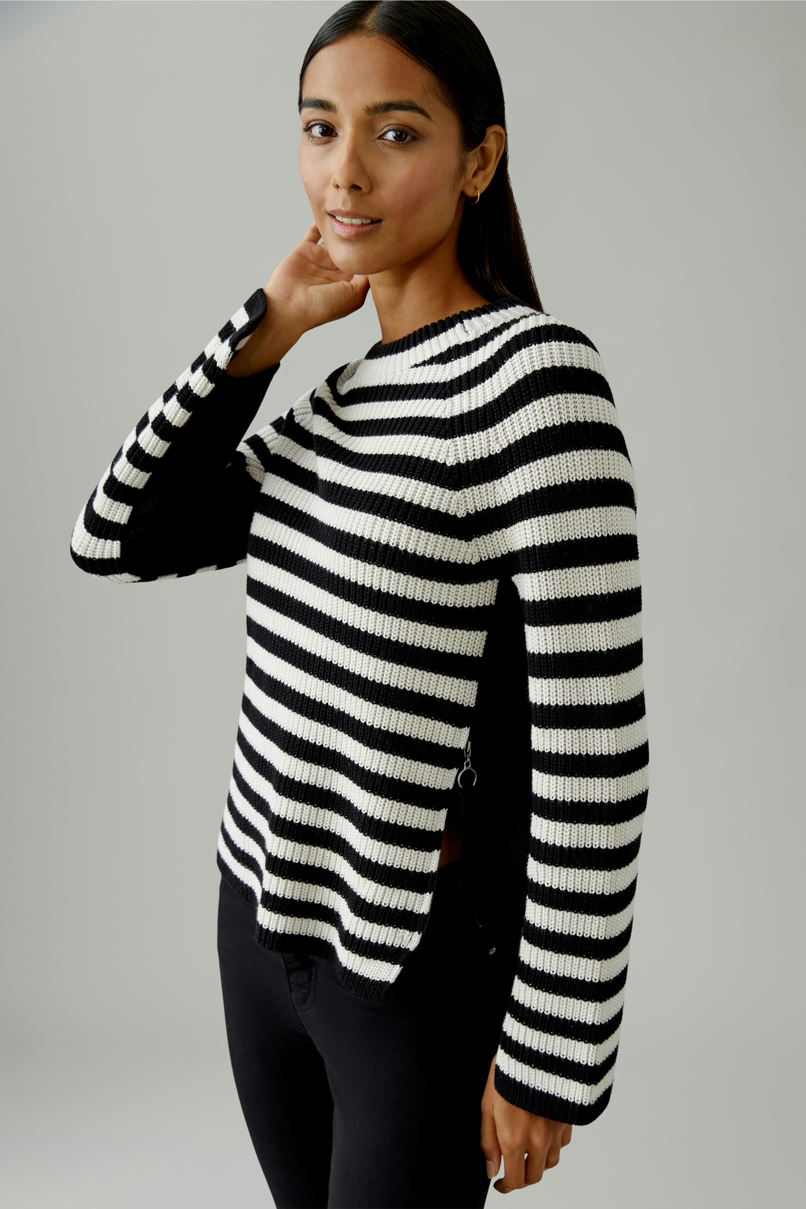 Bild 1 von RUBI  Pullover - black offwhite in black offwhite | Oui