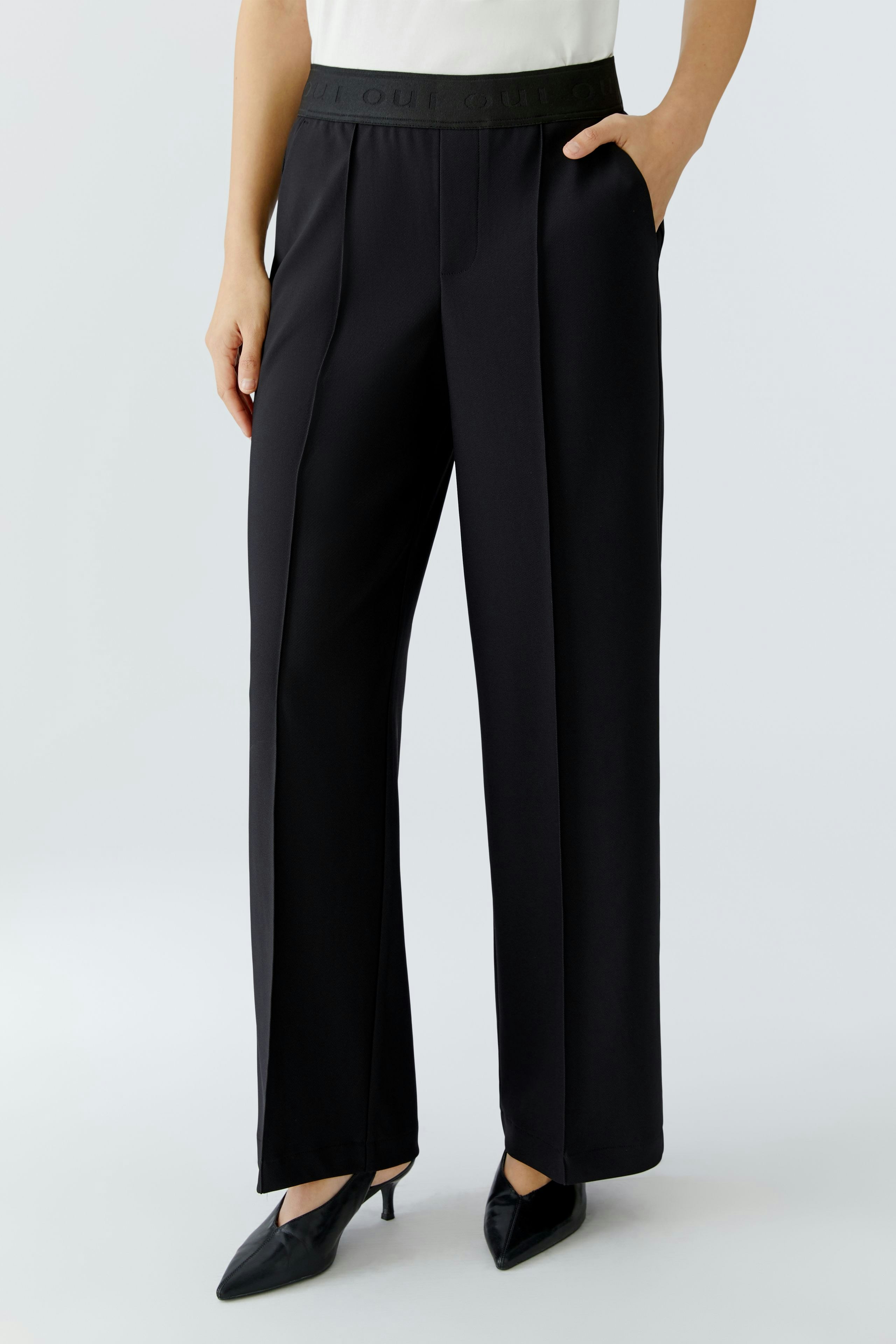 Bild 2 von LACY Pants - black in black | Oui