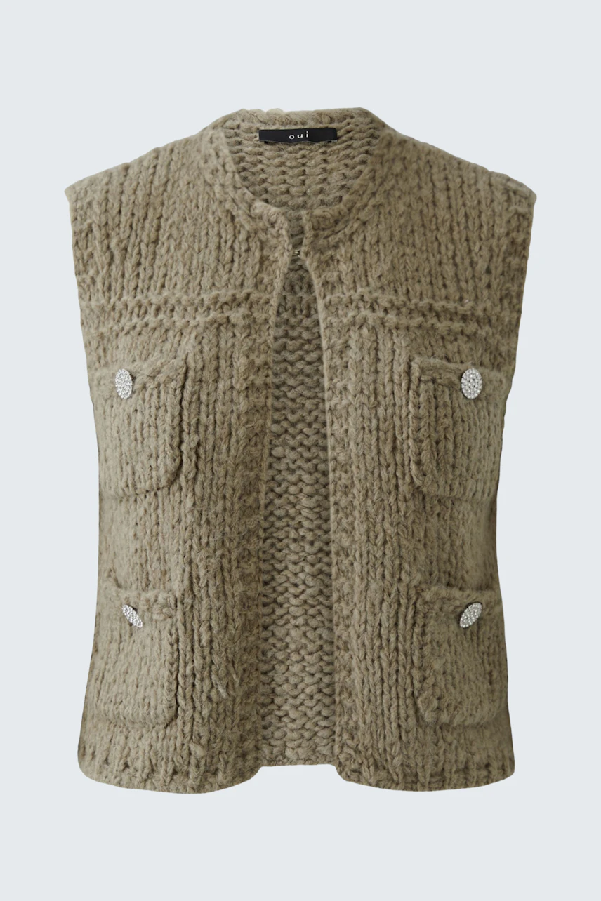 Bild 6 von Strickweste - brindle in brindle | Oui