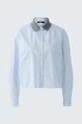 Bluse - light blue white