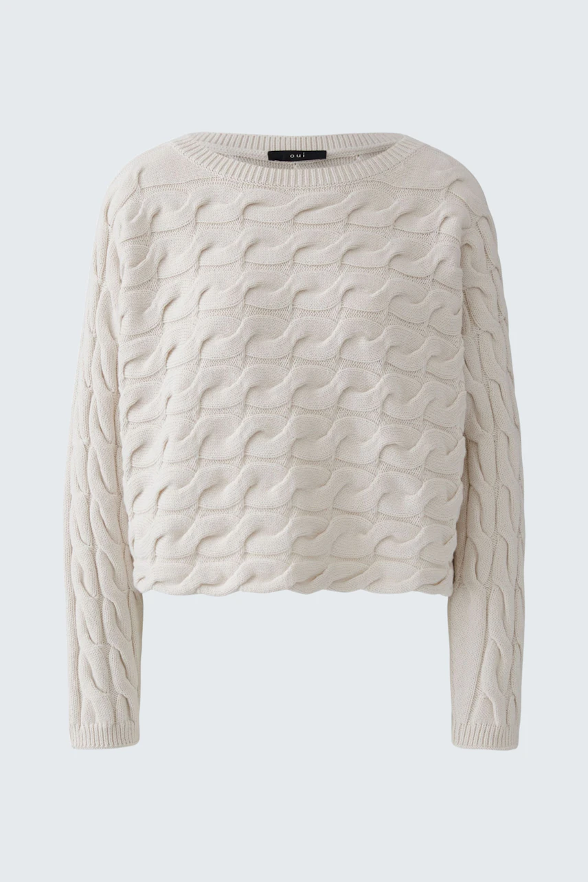 Bild 6 von SIRAH Pullover - offwhite in offwhite | Oui