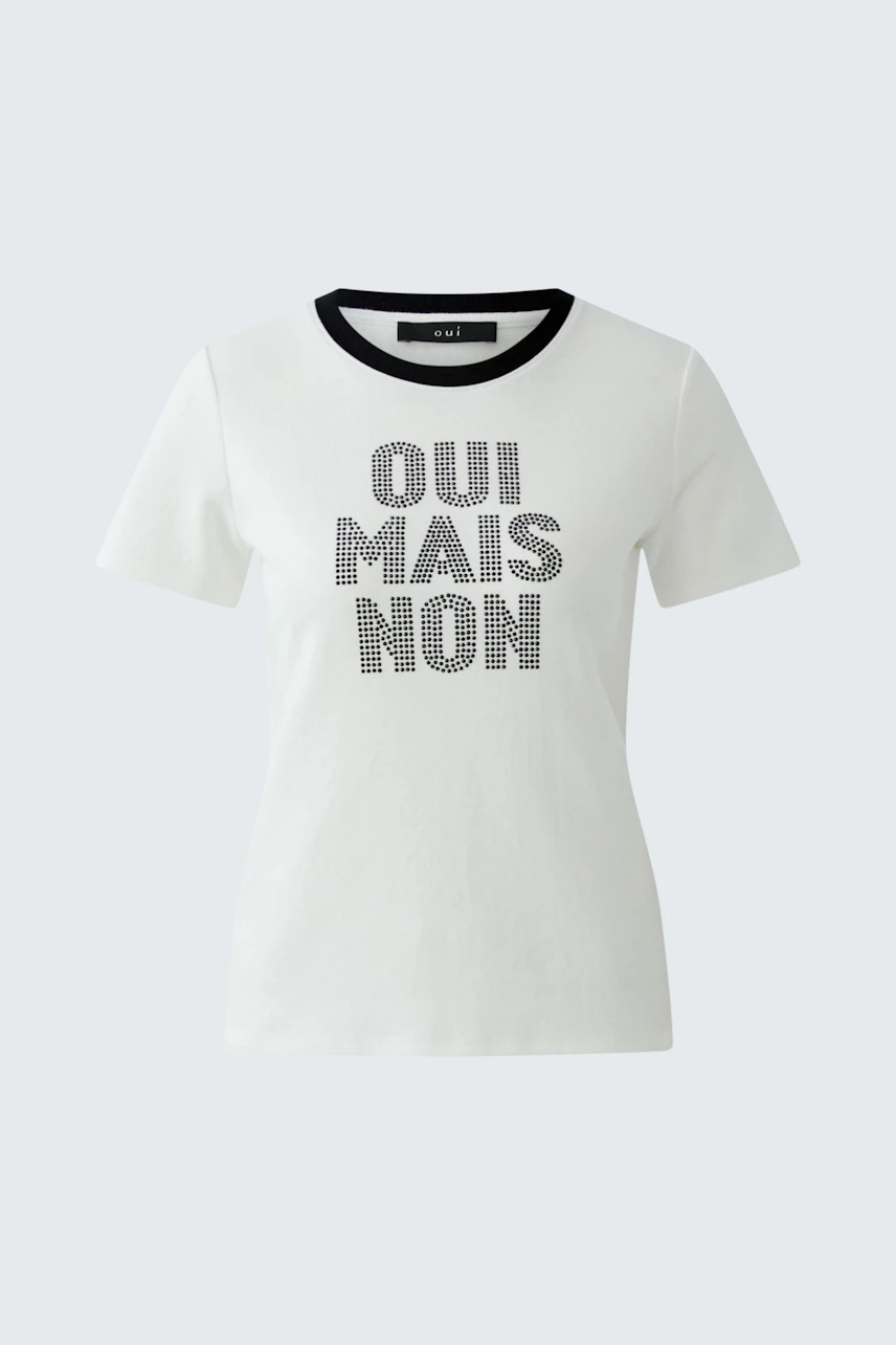 Bild 6 von T-shirt - white black in white black | Oui