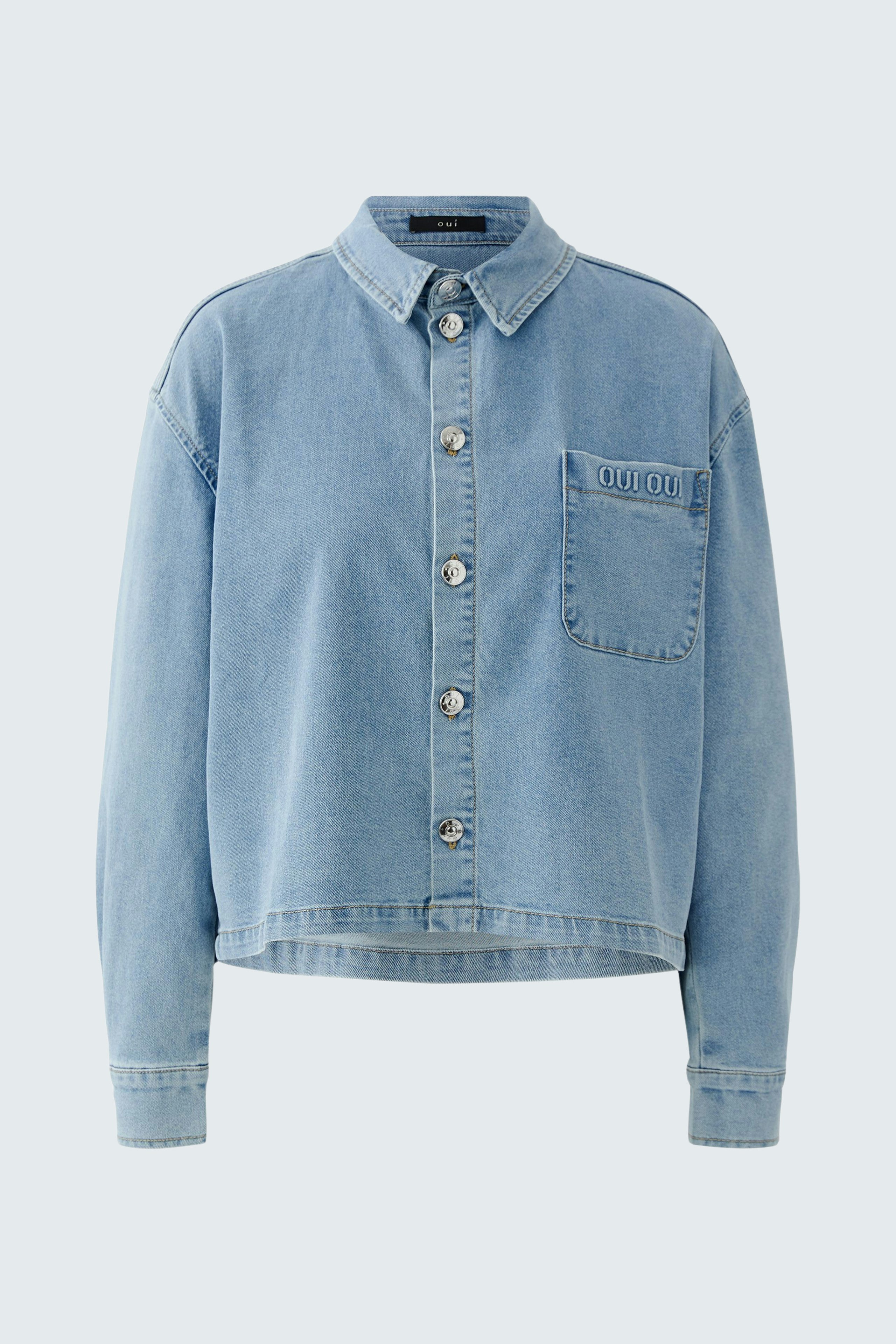 Bild 7 von Bluse - blue denim in blue denim | Oui