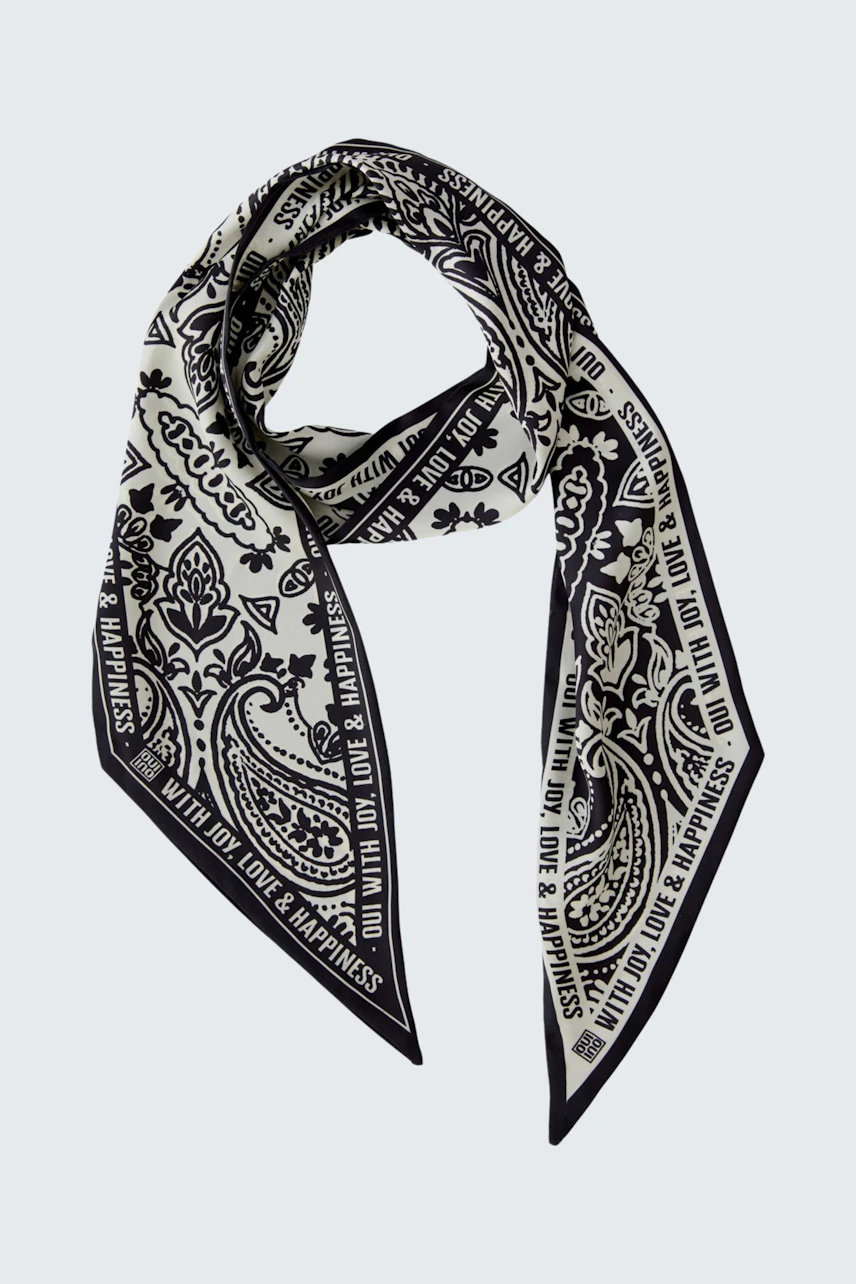 Bild 1 von Scarf - white black in white black | Oui