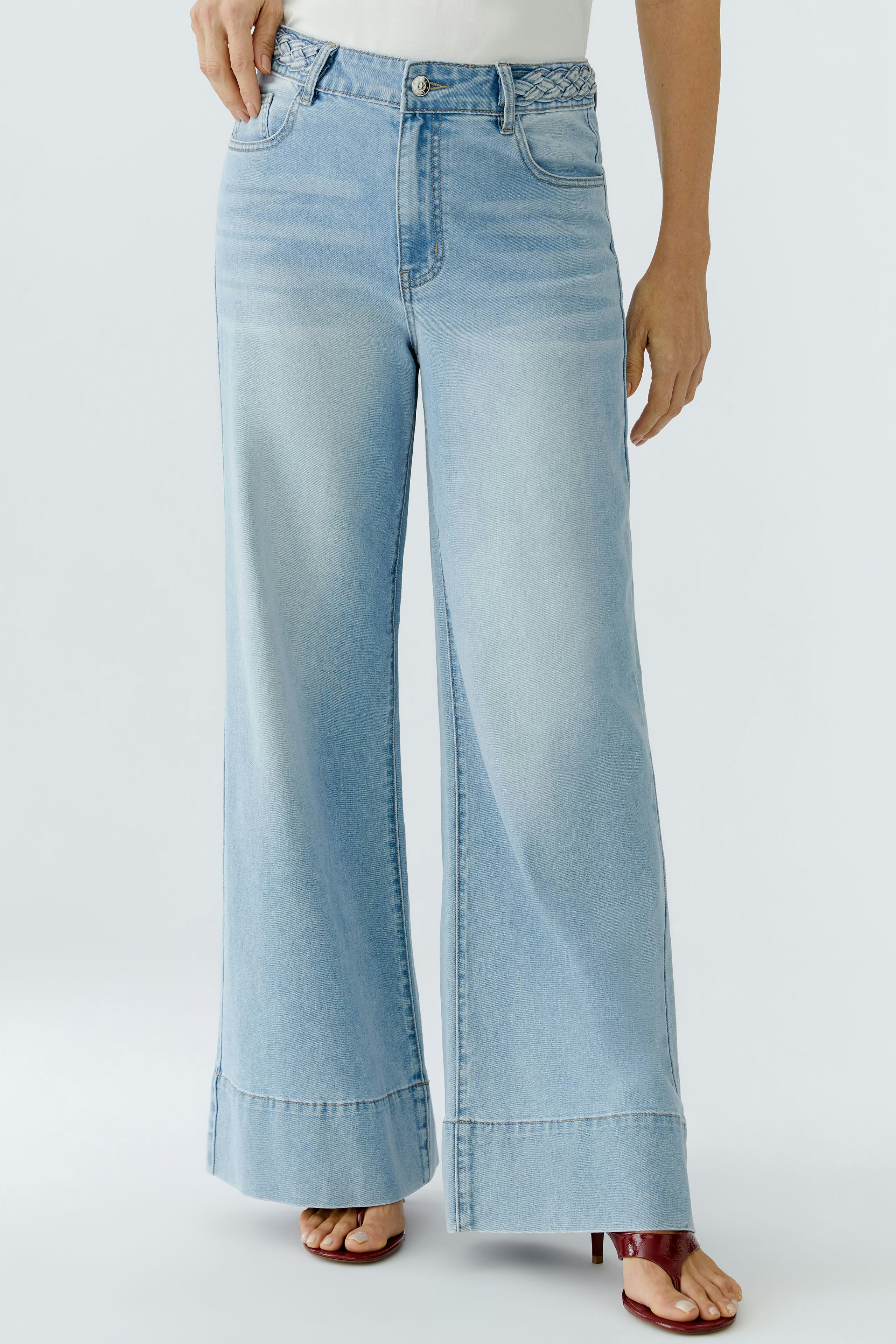 Bild 2 von WIDE LEG jeans - blue denim in blue denim | Oui