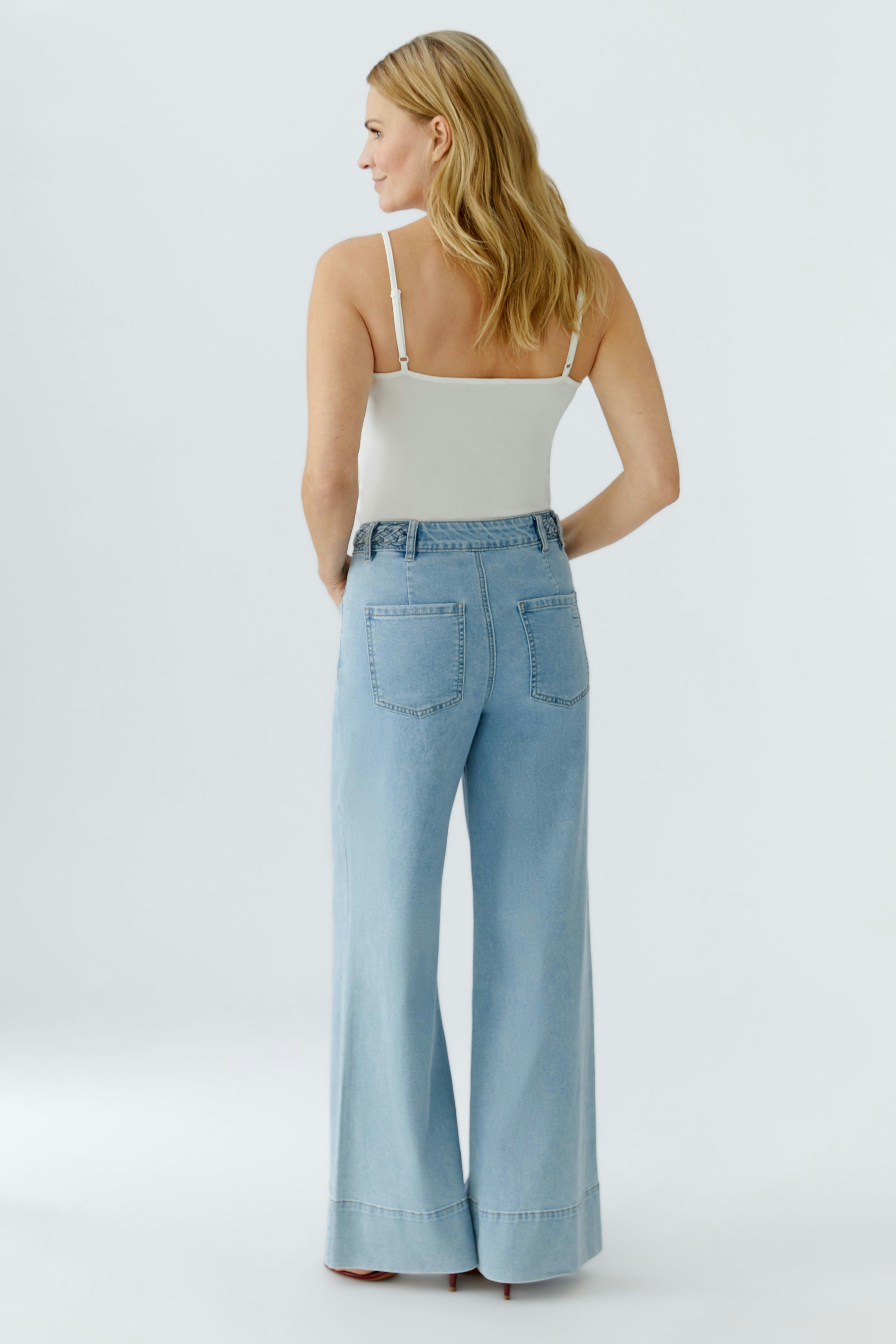 Bild 3 von WIDE LEG jeans - blue denim in blue denim | Oui