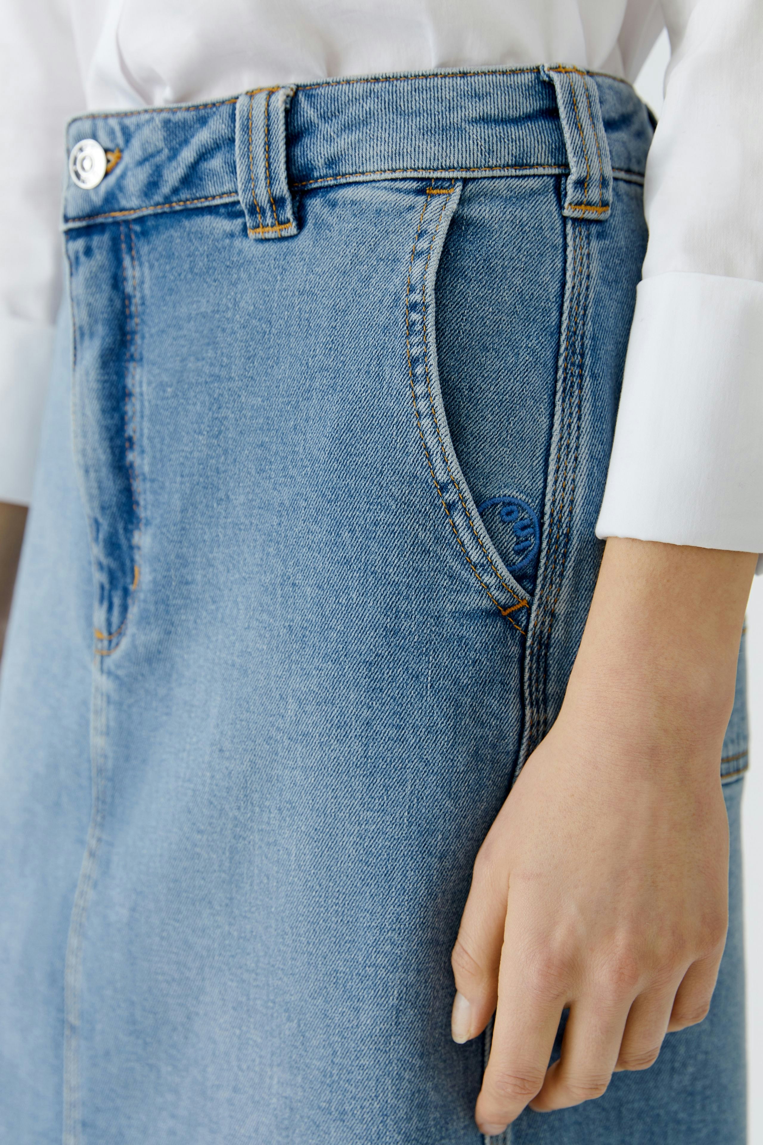 Bild 4 von Jeansrock - darkblue denim in darkblue denim | Oui