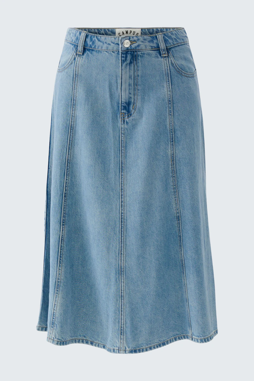 Bild 6 von Denim skirt - blue denim in blue denim | Oui