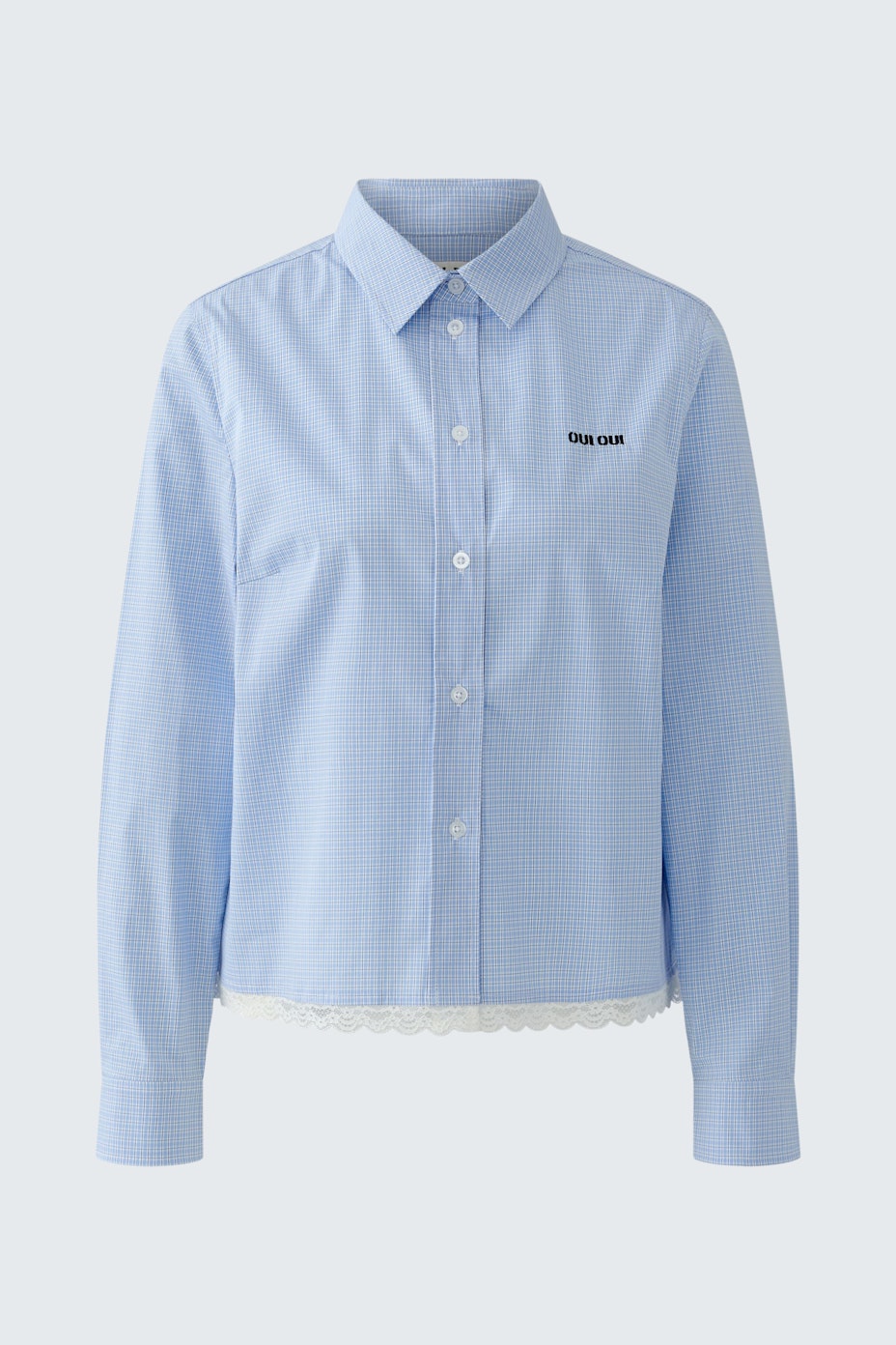 Shirt blouse - blue white