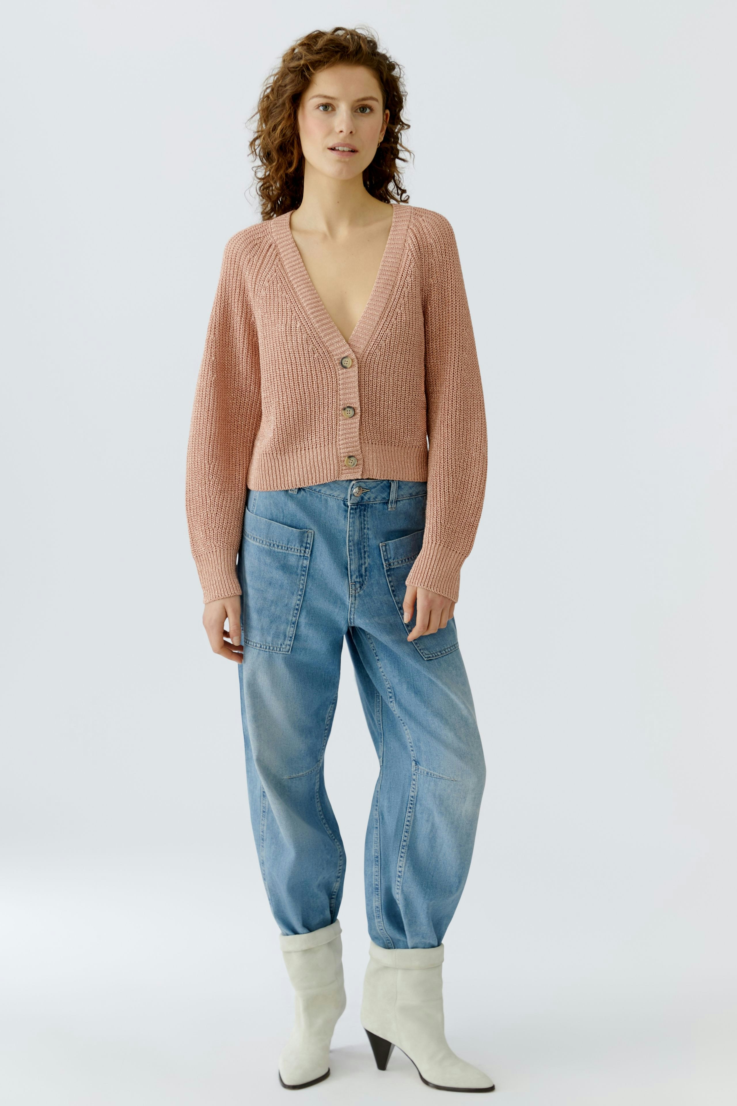 Bild 1 von Strickjacke - dusty rose in dusty rose | Oui