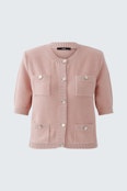 Knit jacket - dusty rose